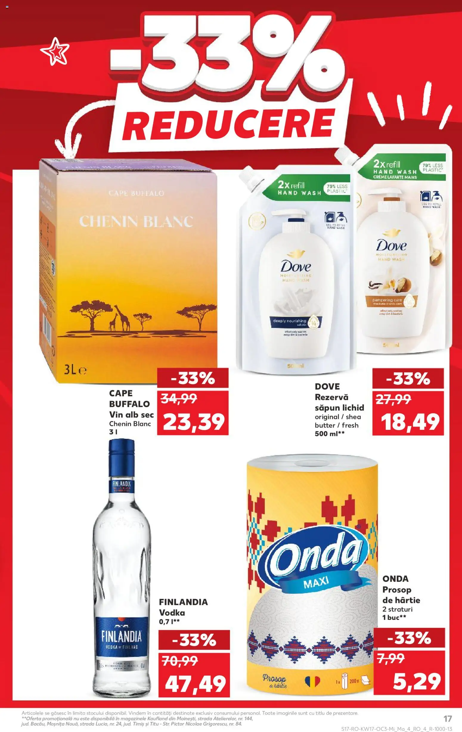 Catalog Kaufland 22 - 27 Aprilie 2026 | Pagina 17 | Produse: Vin, Săpun, Săpun lichid, Rezervă săpun