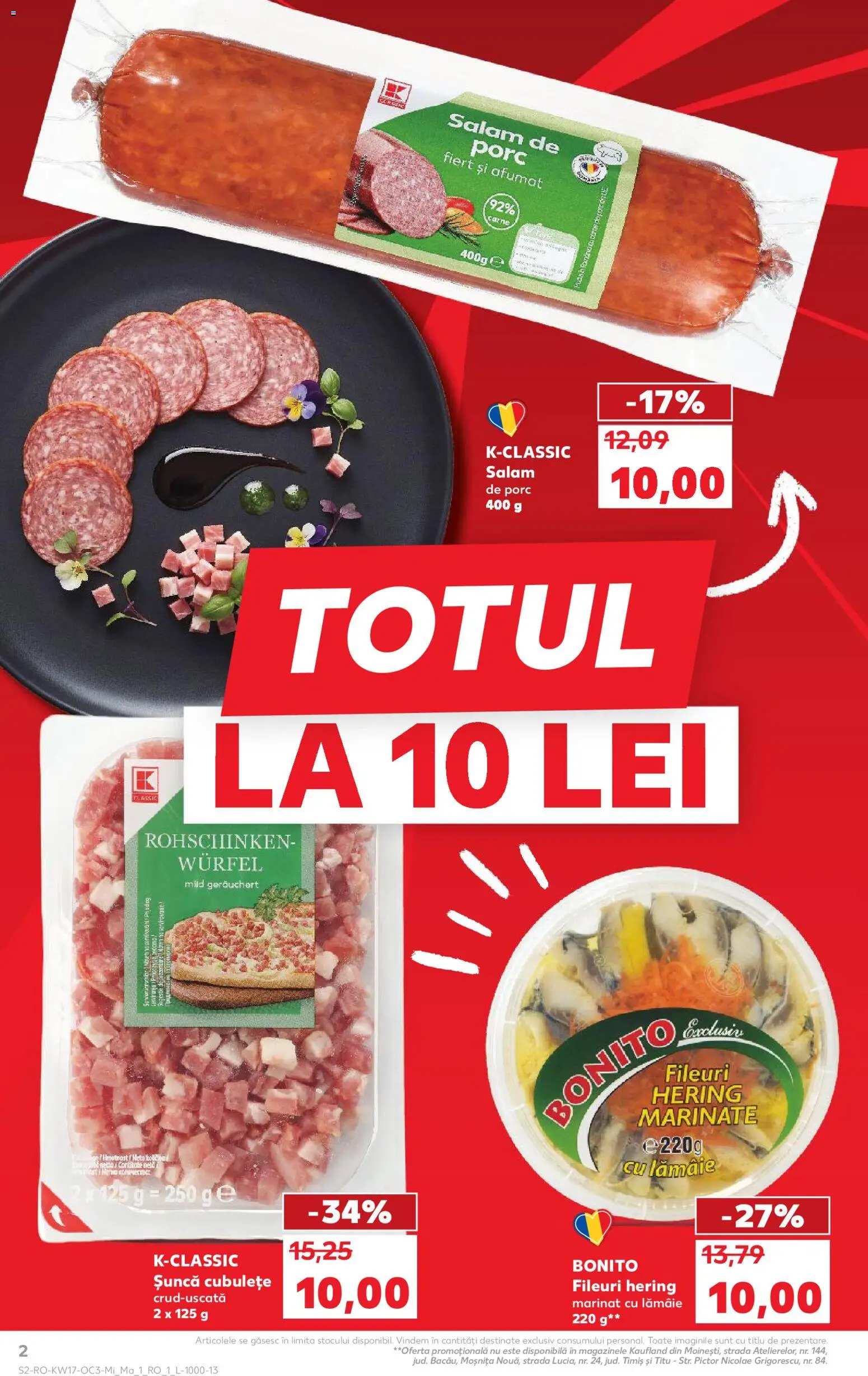 Catalog Kaufland 22 - 27 Aprilie 2026 | Pagina 2 | Produse: Salam, Șuncă, Lămâie