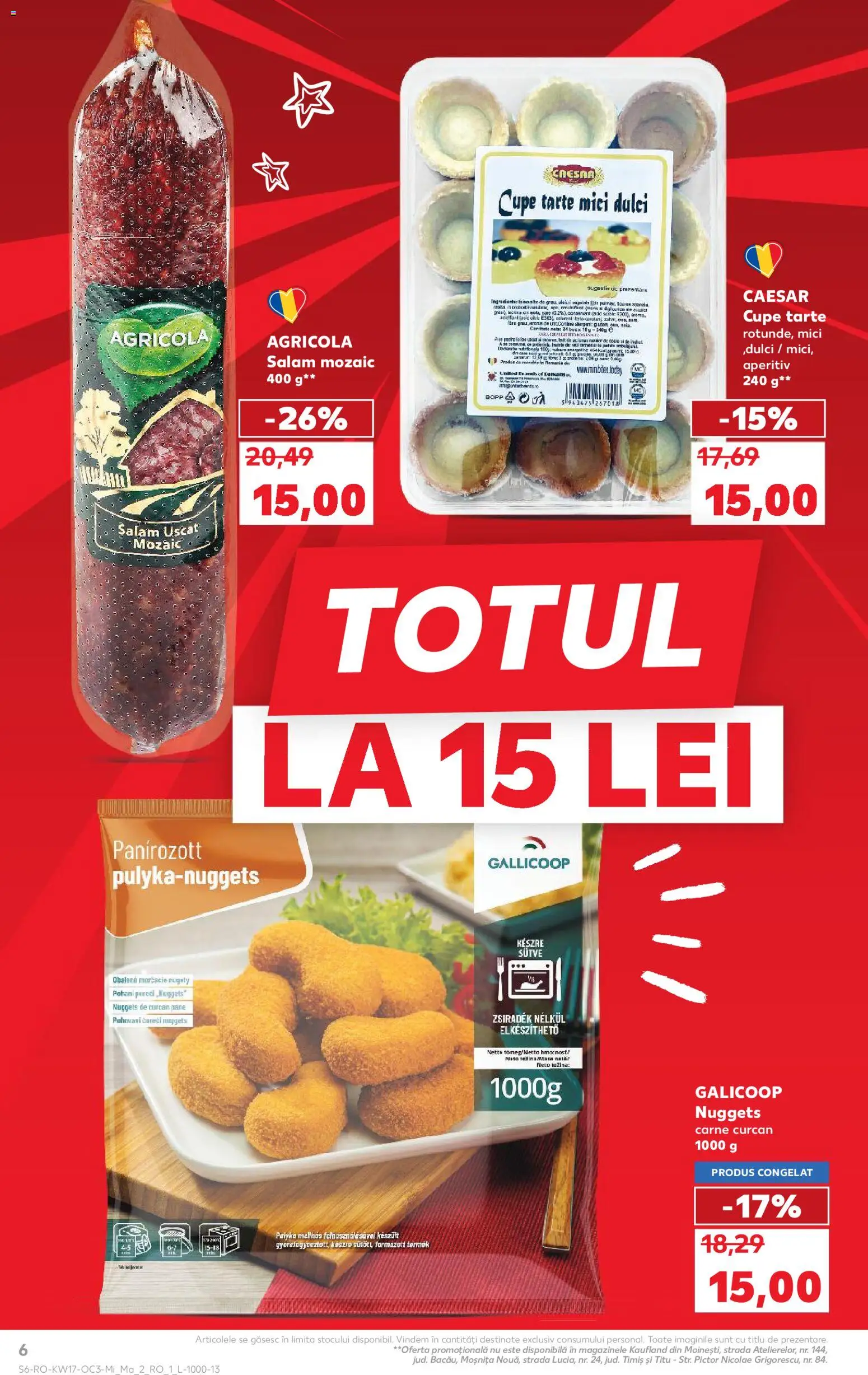 Catalog Kaufland 22 - 27 Aprilie 2026 | Pagina 6 | Produse: Mici, Ouă, Salam