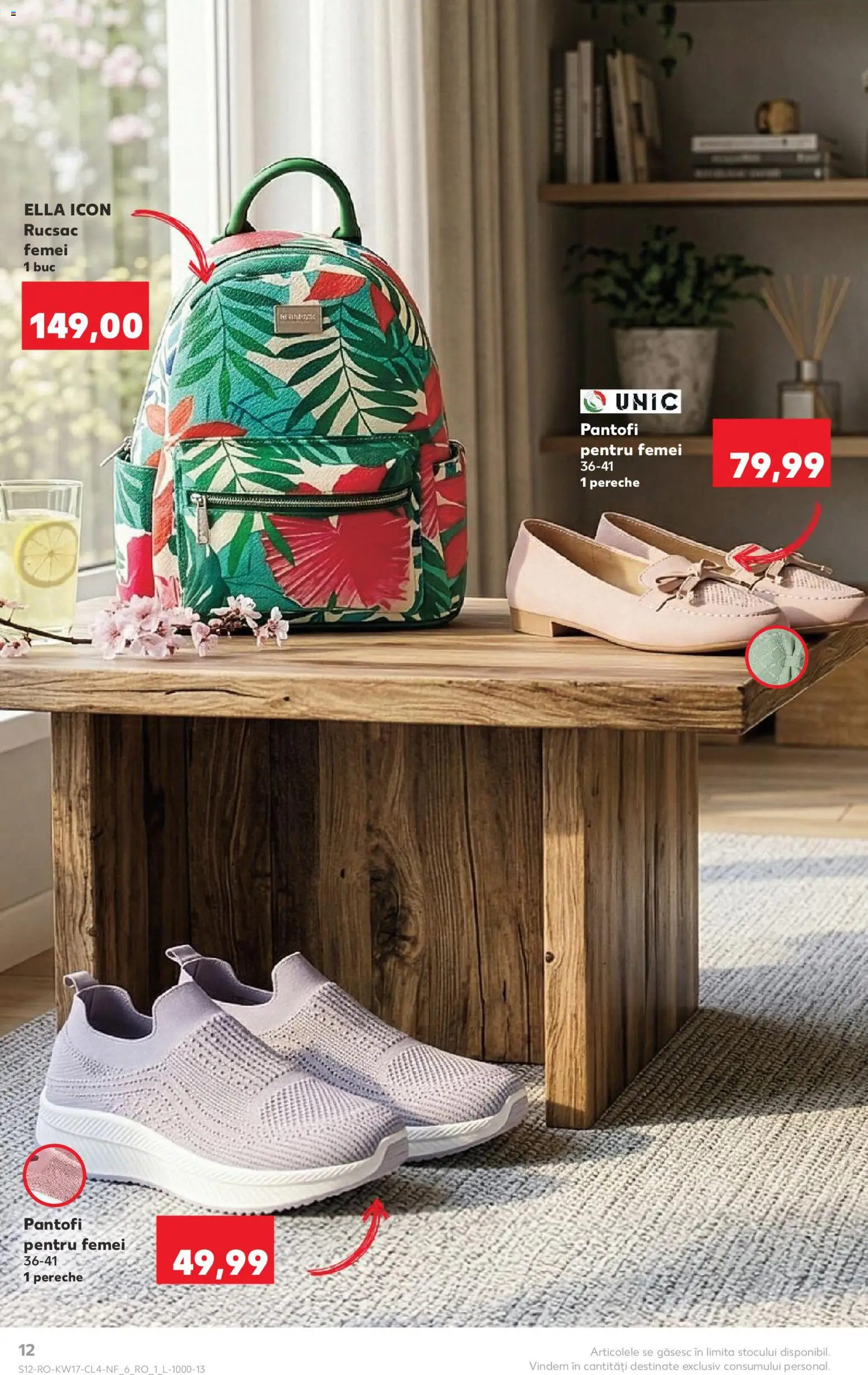 Catalog Kaufland 22 - 27 Aprilie 2026 | Pagina 12 | Produse: Pantofi, Rucsac