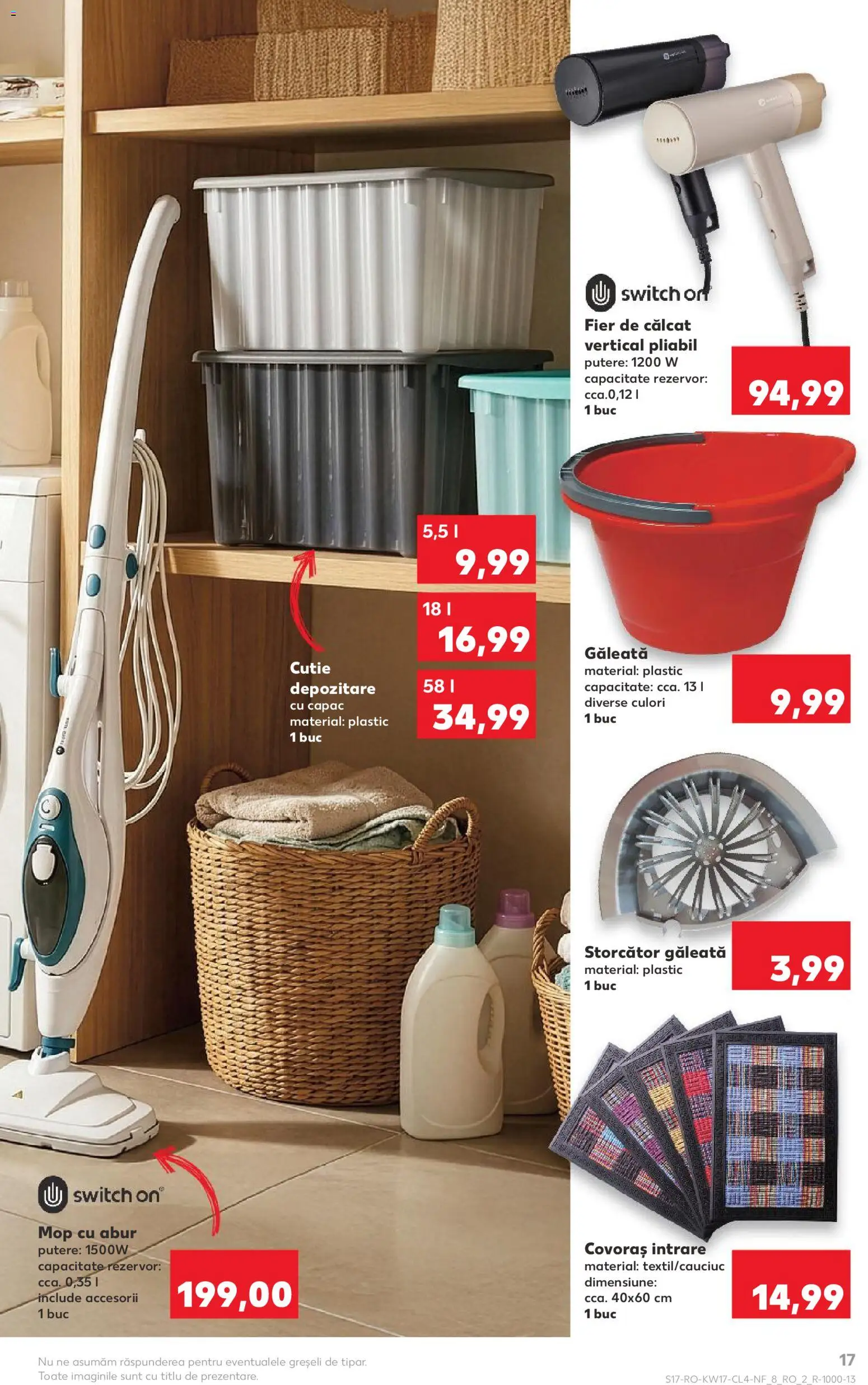 Catalog Kaufland 22 - 27 Aprilie 2026 | Pagina 17 | Produse: Storcător, Mop, Cutie, Bisiklet Aparatları