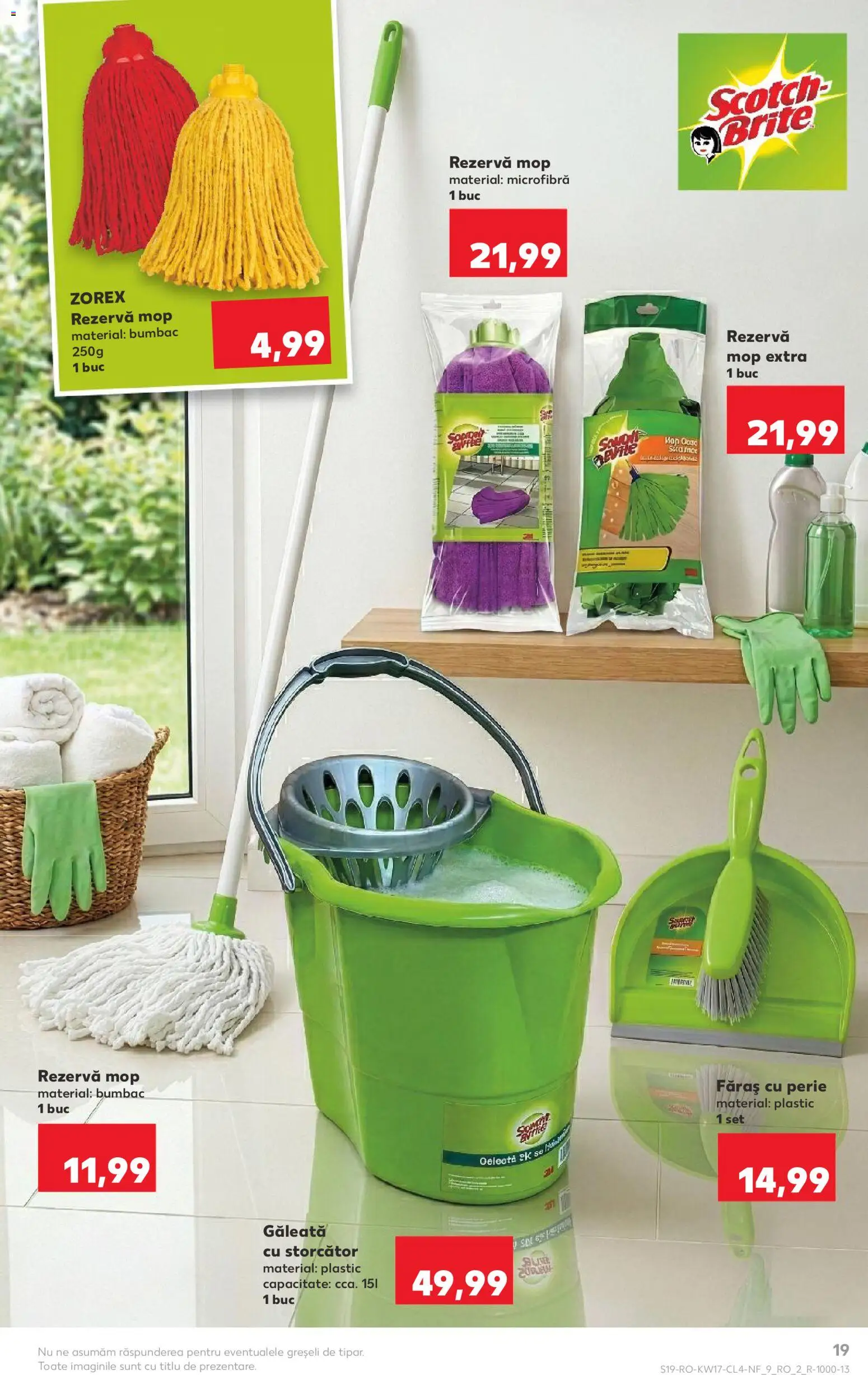 Catalog Kaufland 22 - 27 Aprilie 2026 | Pagina 19 | Produse: Storcător, Mop, Perie