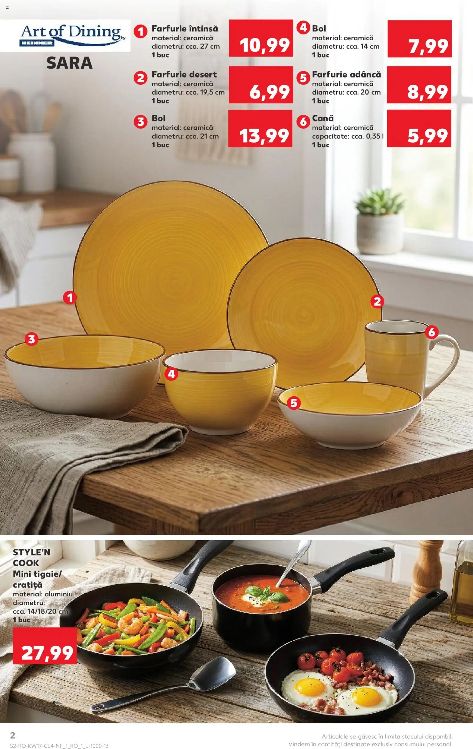 Catalog Kaufland 22 - 27 Aprilie 2026 | Pagina 2 | Produse: Cratiță, Bol, Farfurie