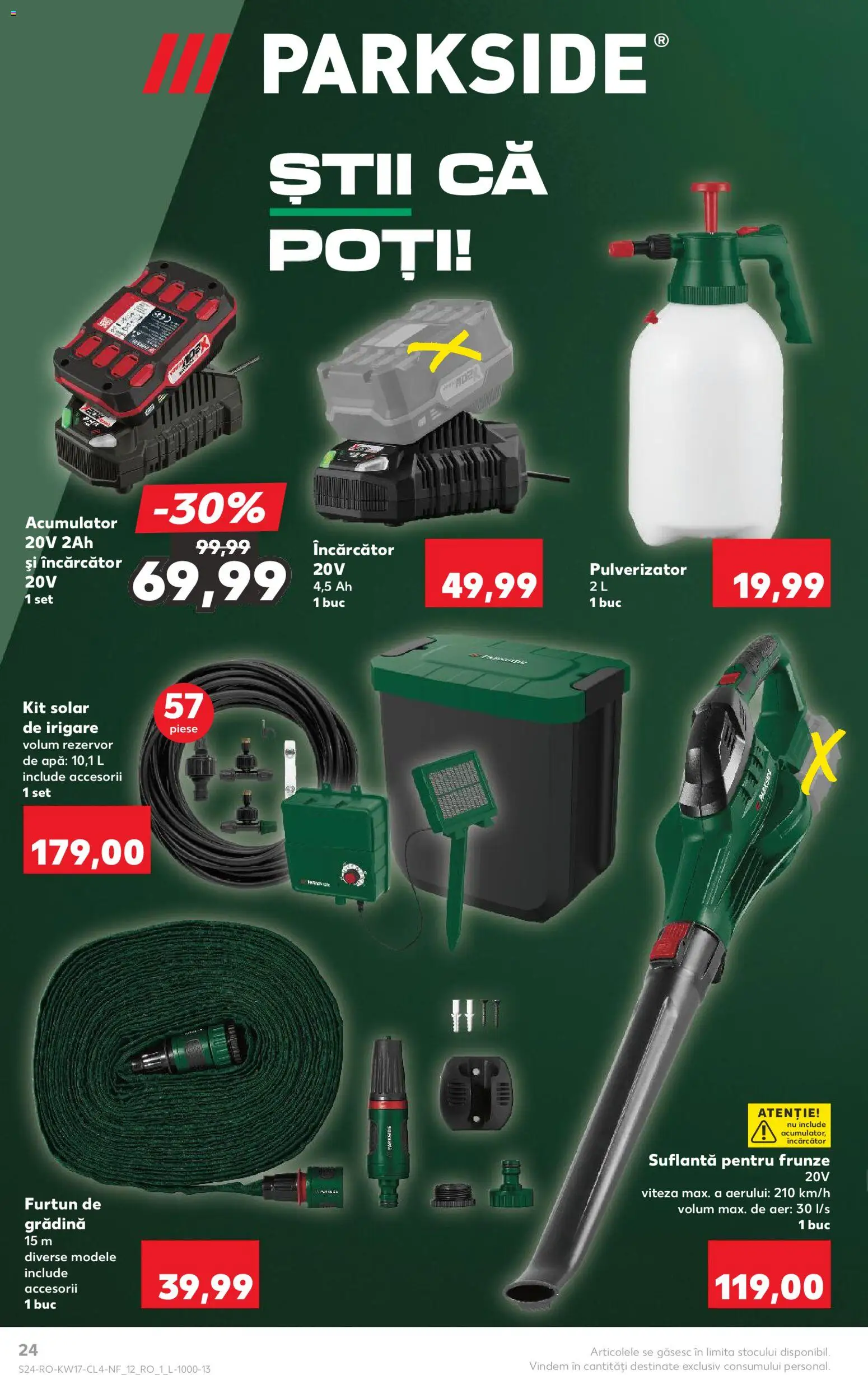 Catalog Kaufland 22 - 27 Aprilie 2026 | Pagina 24 | Produse: Încărcător, Suflantă, Apă