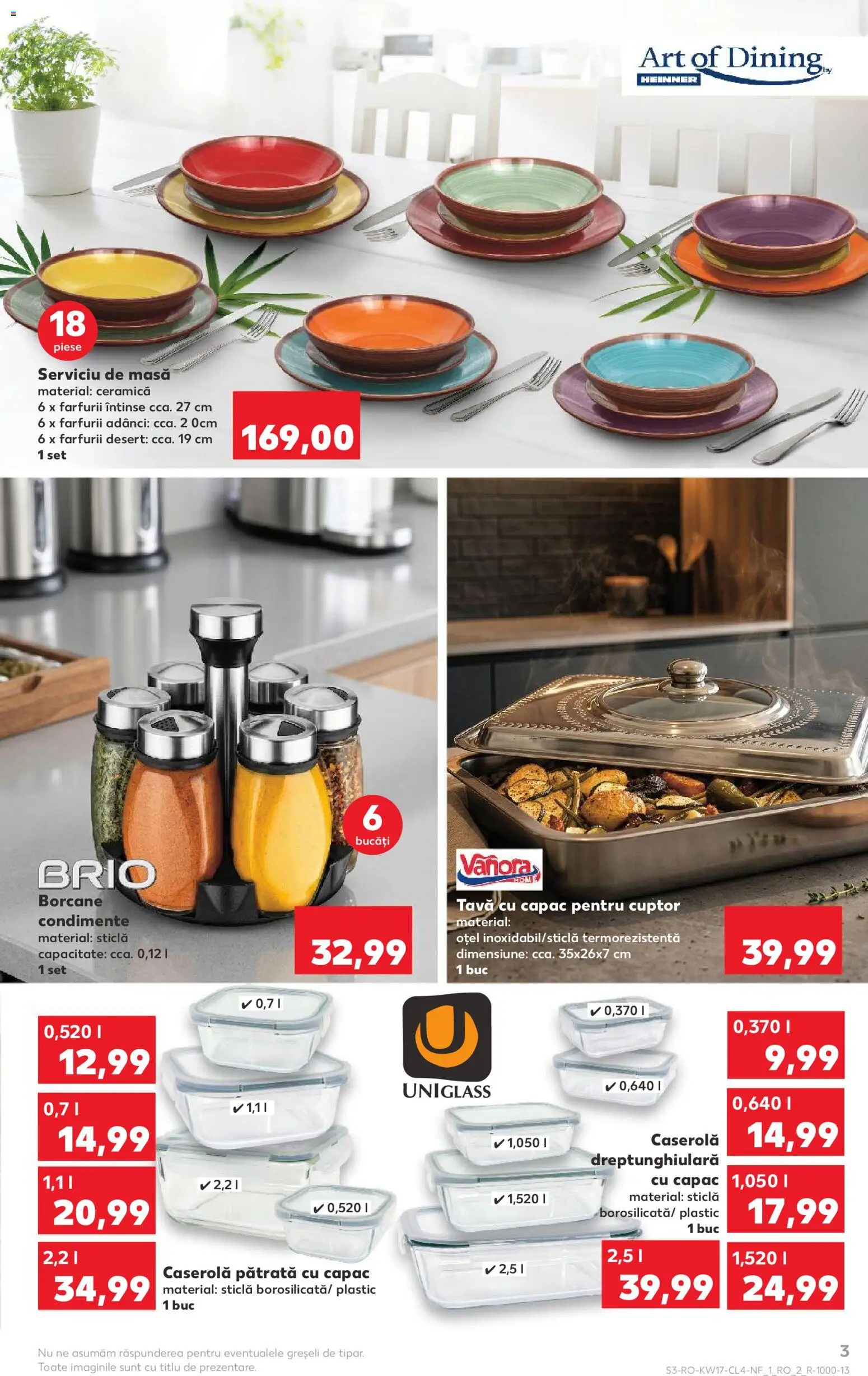 Catalog Kaufland 22 - 27 Aprilie 2026 | Pagina 3 | Produse: Cuptor, Masă, Condimente