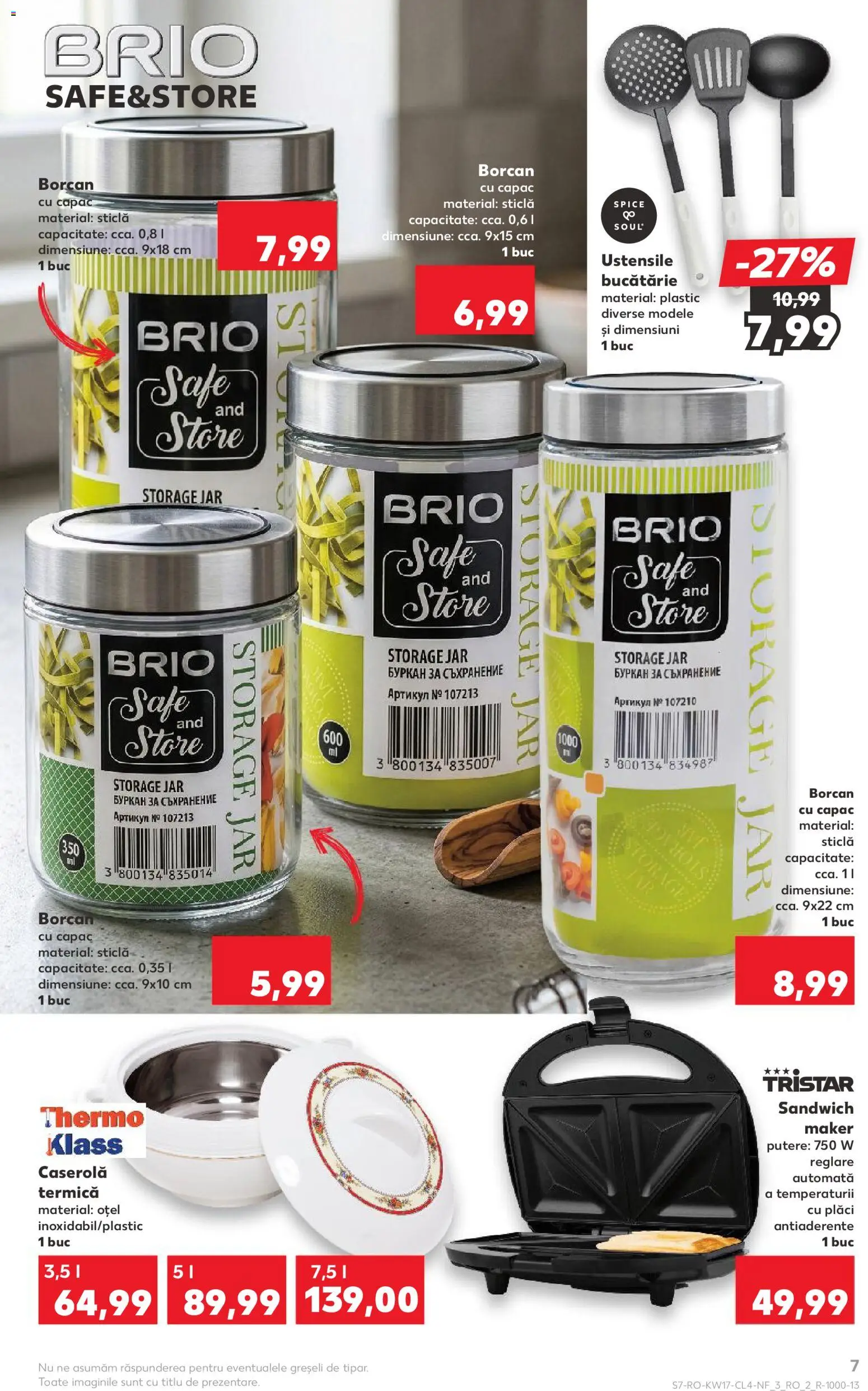 Catalog Kaufland 22 - 27 Aprilie 2026 | Pagina 7 | Produse: Bucătărie, Borcan