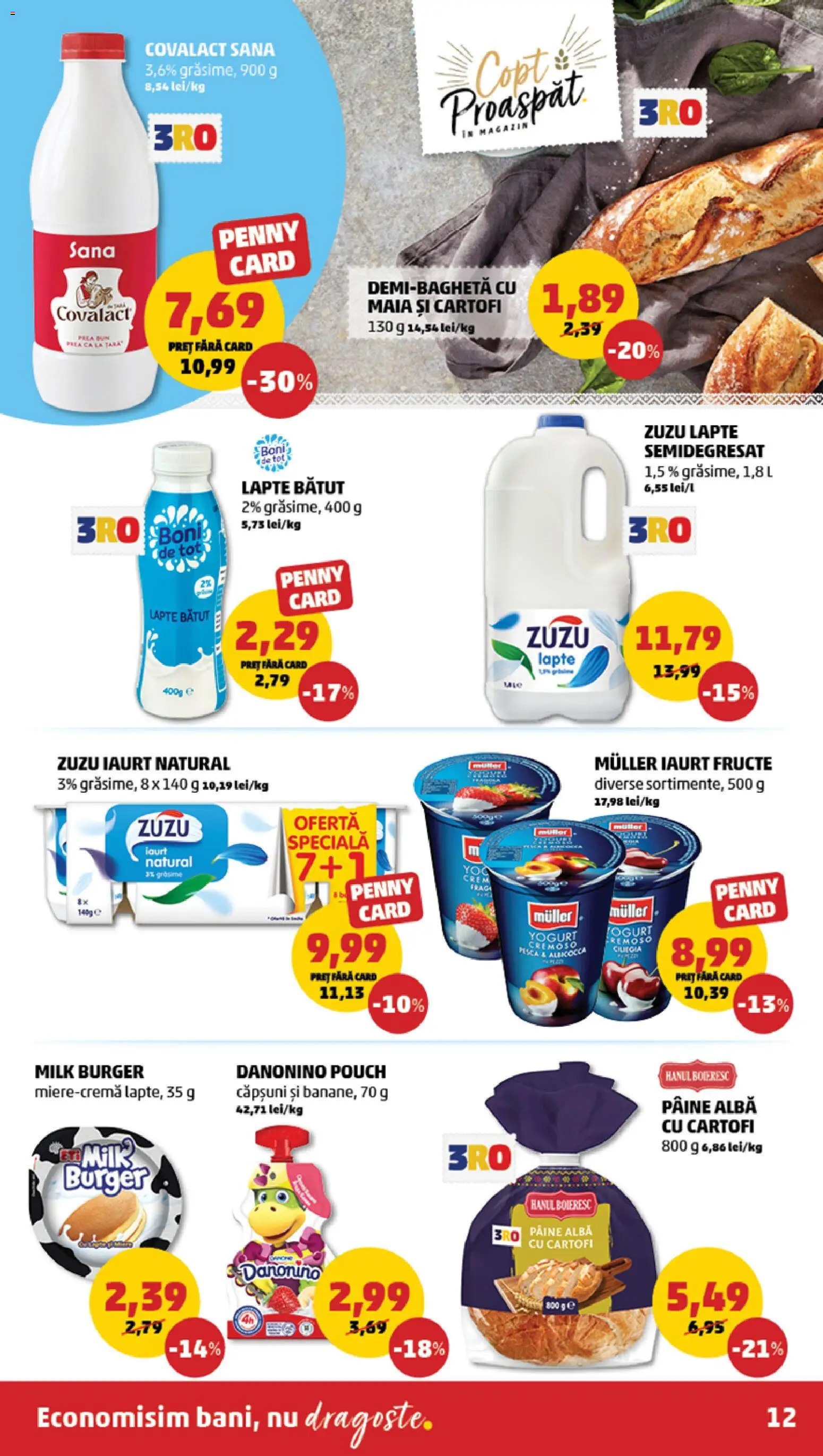 Catalog PENNY Market 22 - 27 Aprilie 2026 | Pagina 12 | Produse: Lapte, Pâine, Căpșuni, Cartofi