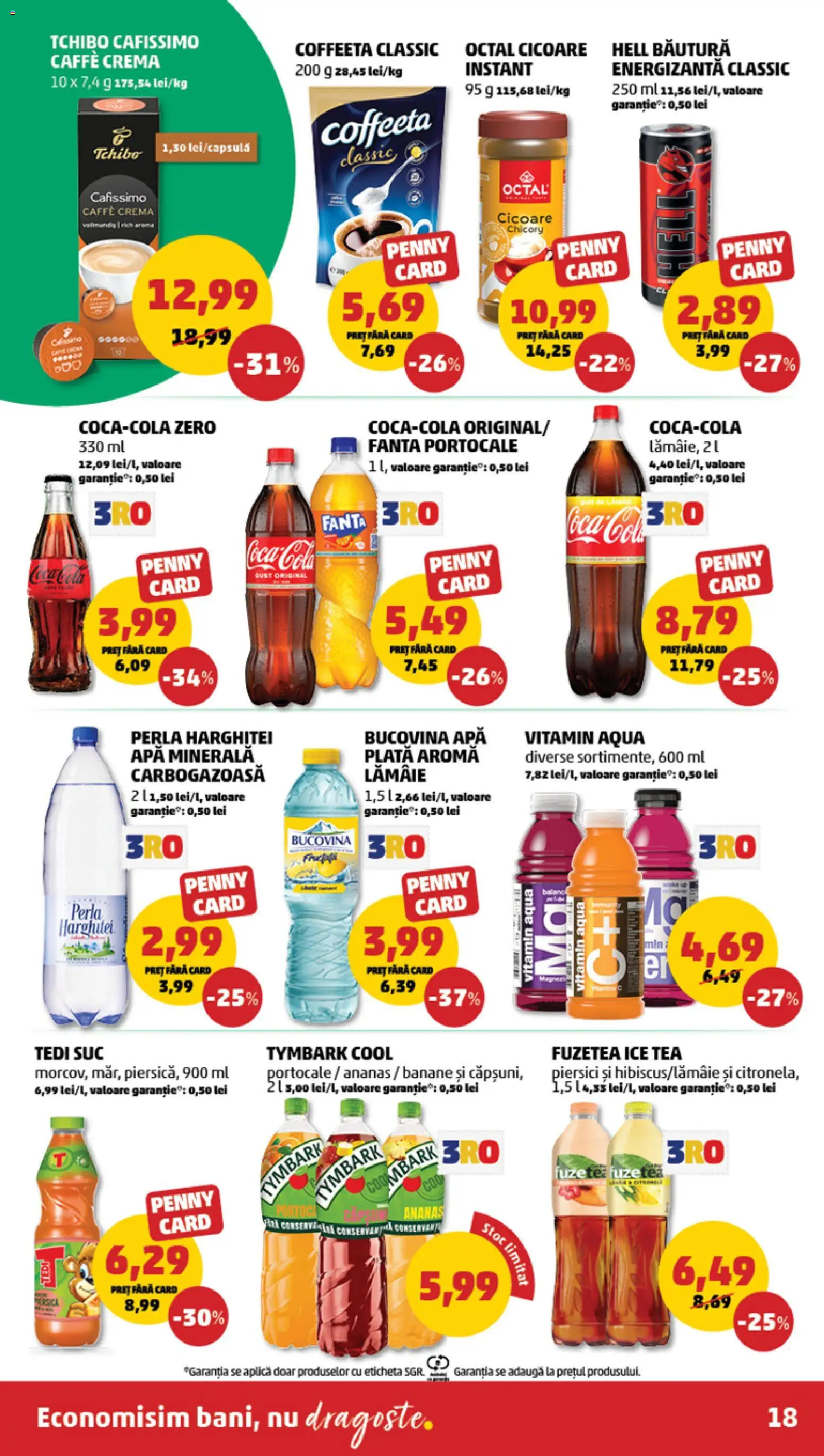 Catalog PENNY Market 22 - 27 Aprilie 2026 | Pagina 18 | Produse: Cremă, Banane, Ice tea, Lămâie