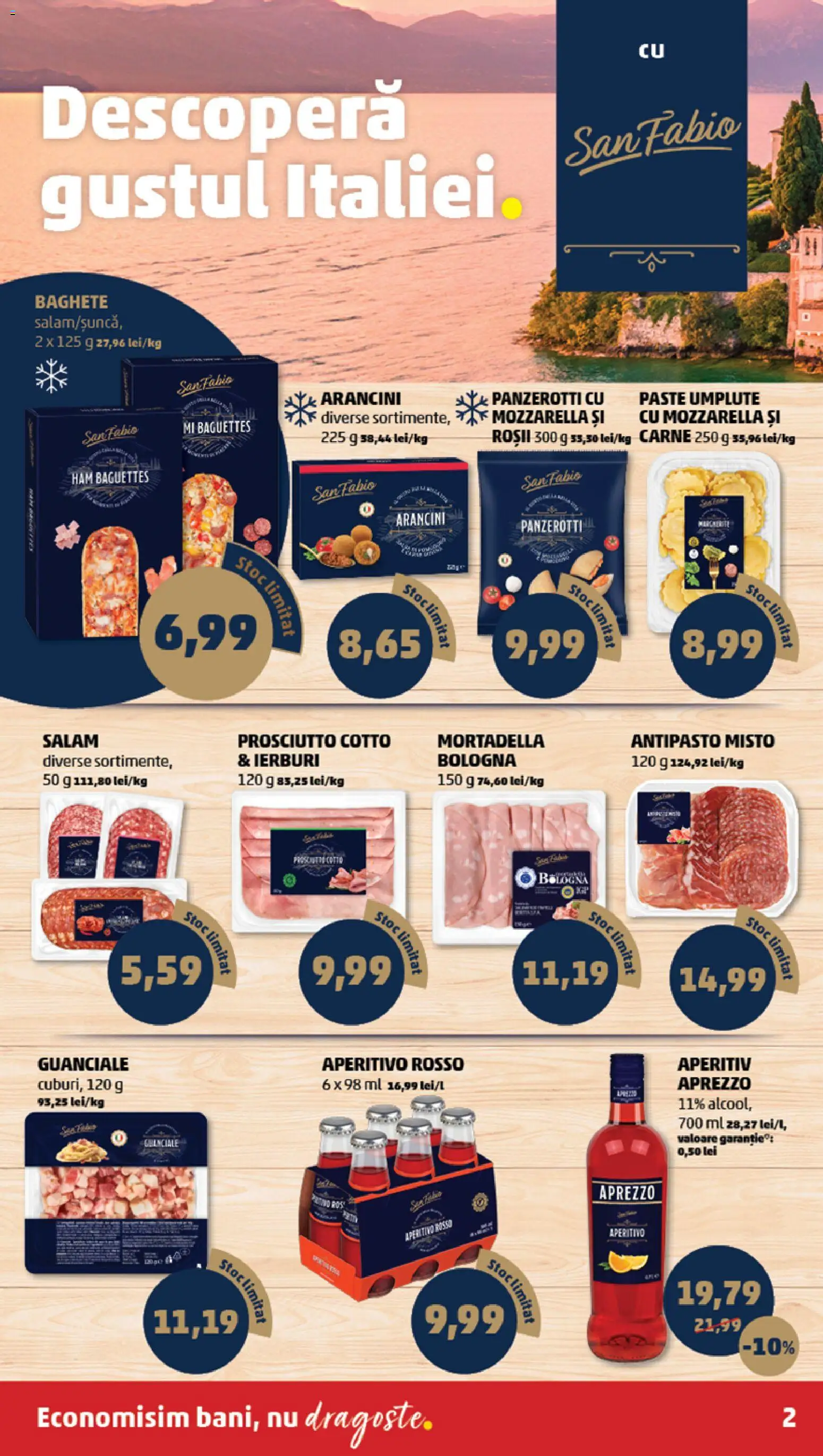 Catalog PENNY Market 22 - 27 Aprilie 2026 | Pagina 2 | Produse: Mozzarella, Salam, Roșii, Paste