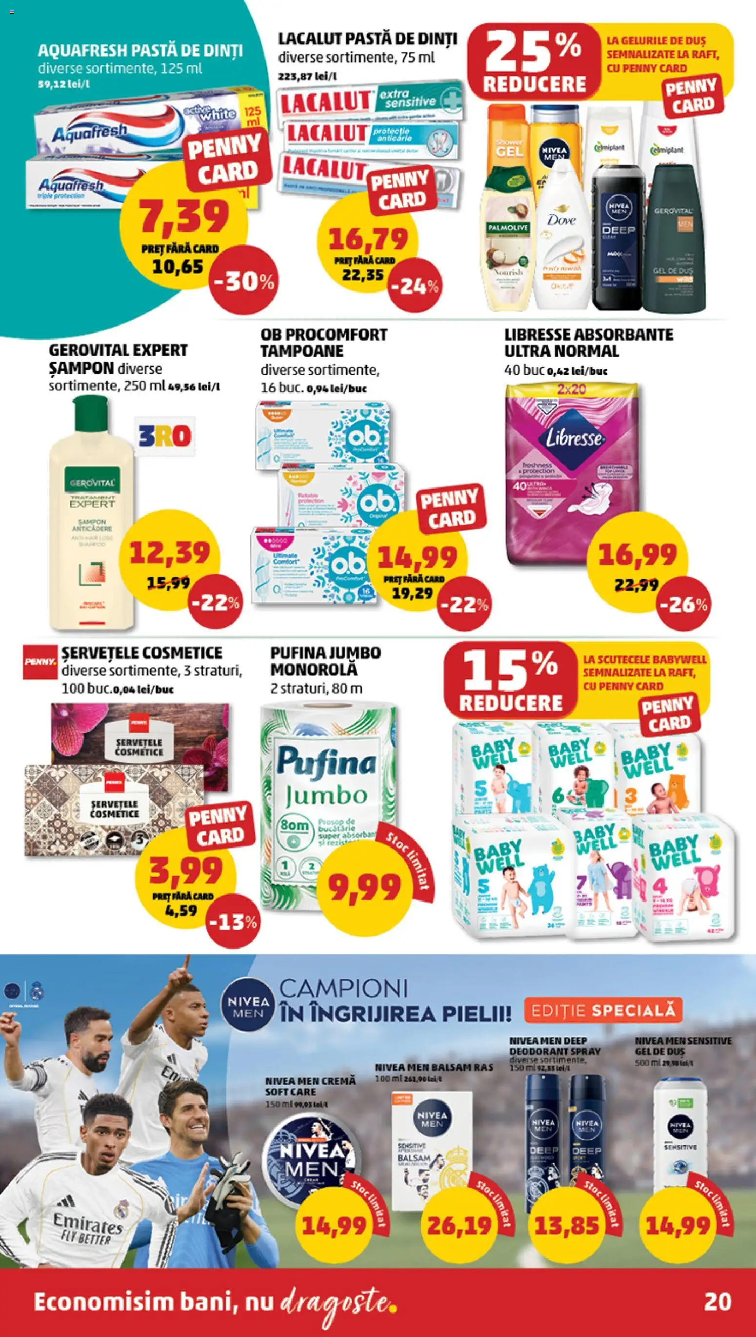 Catalog PENNY Market 22 - 27 Aprilie 2026 | Pagina 20 | Produse: Duș, Cremă, Gel de duș, Pastă de dinți