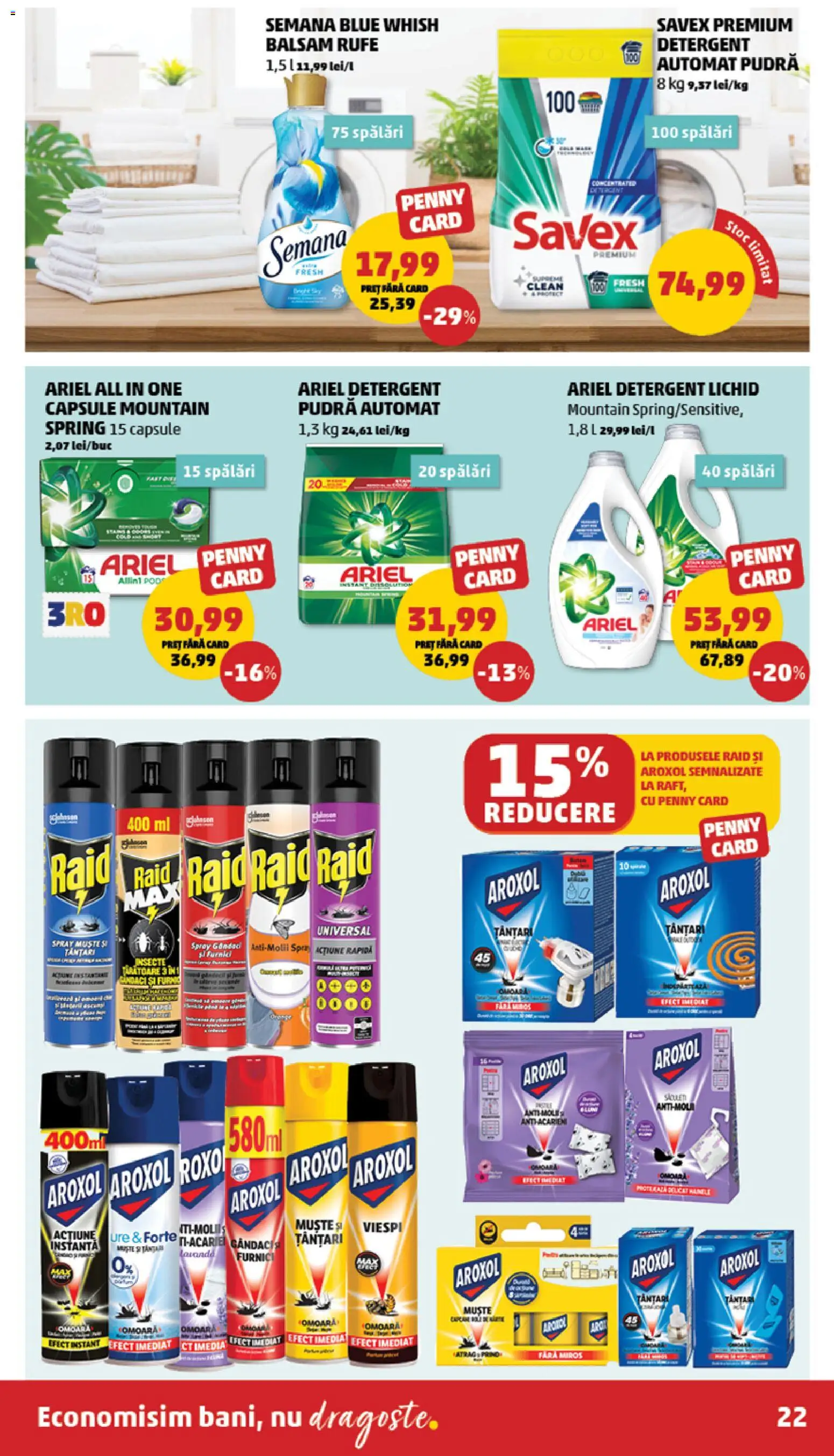 Catalog PENNY Market 22 - 27 Aprilie 2026 | Pagina 22 | Produse: Pară, Kedi Ödül Oyuncakları, Pudră, Balsam