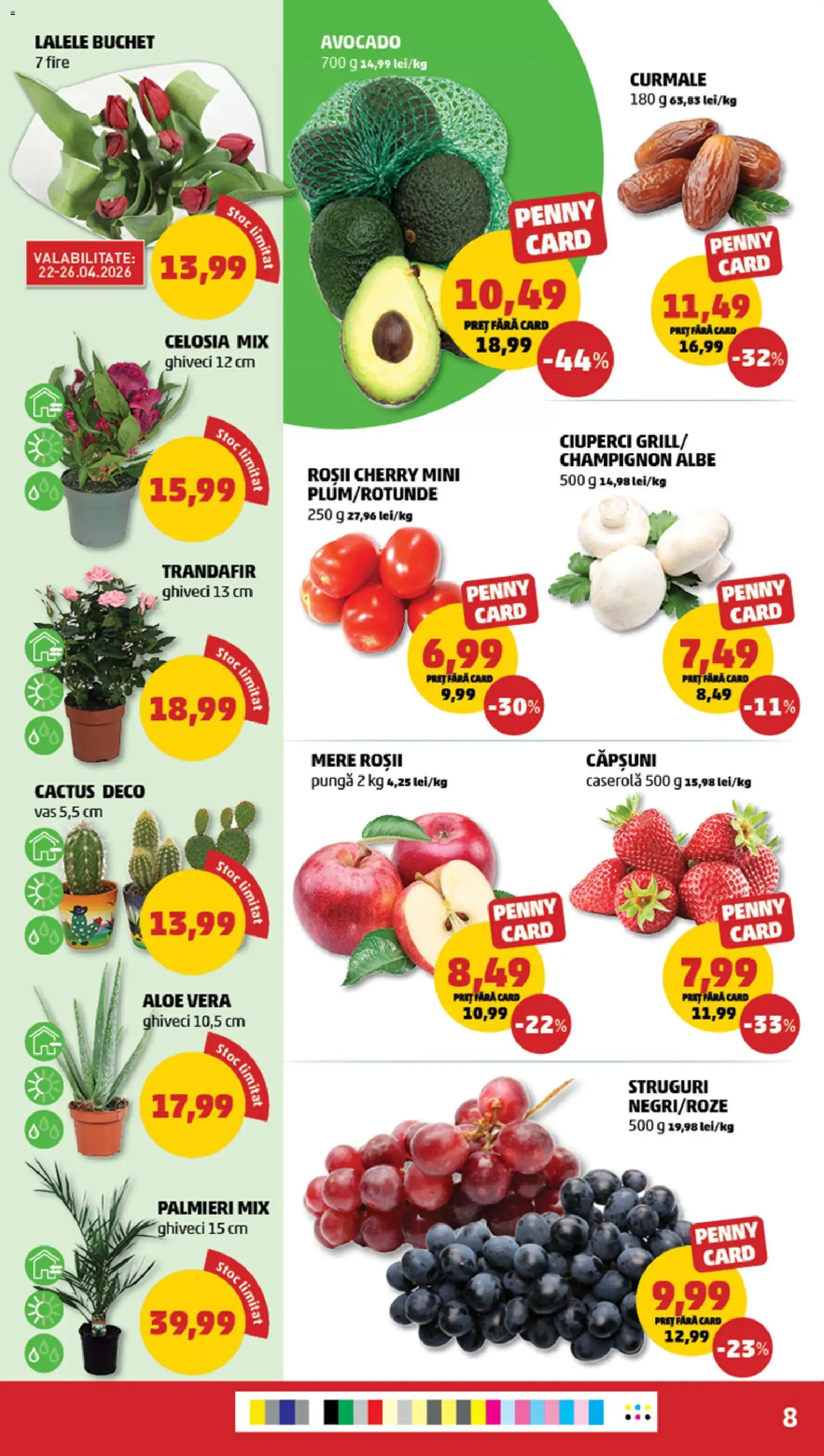 Catalog PENNY Market 22 - 27 Aprilie 2026 | Pagina 8 | Produse: Pungă, Ghiveci, Mere, Avocado