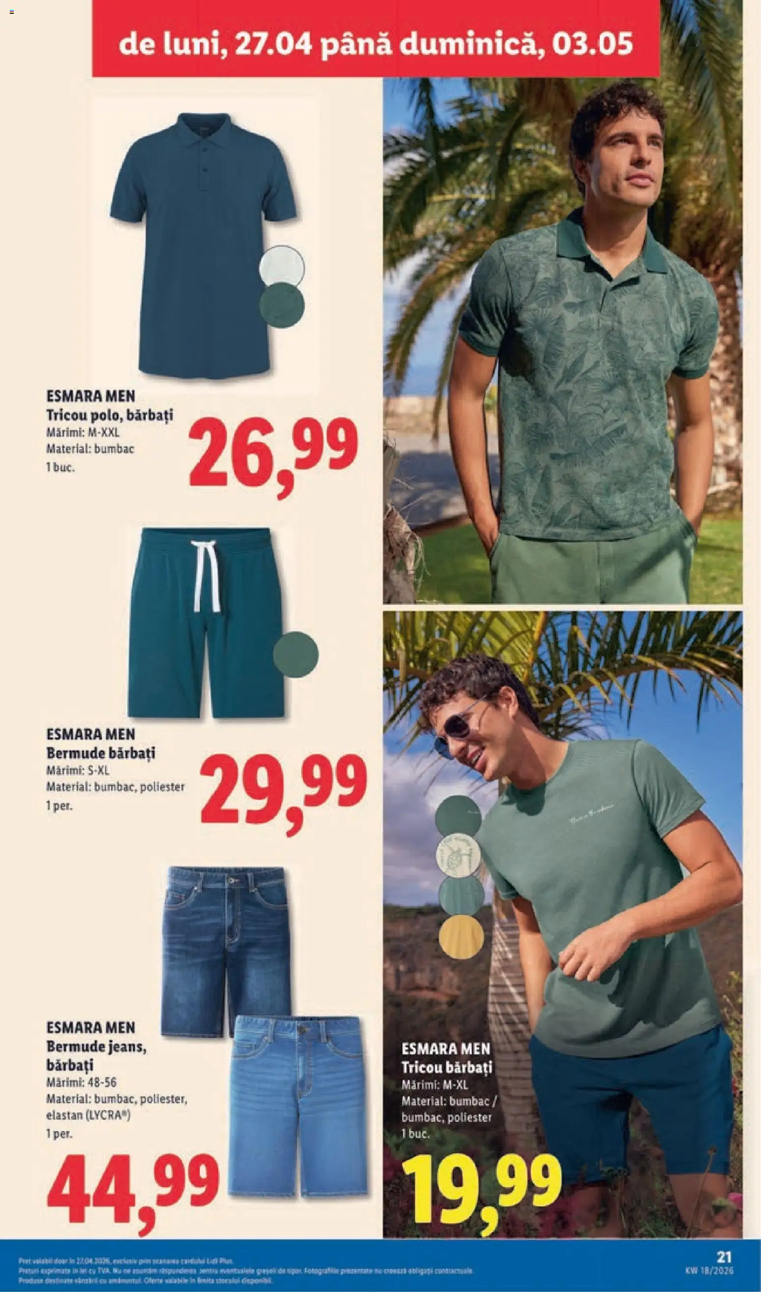 Catalog LIDL 27 Aprilie - 2 Mai 2026 | Pagina 21 | Produse: Tricou