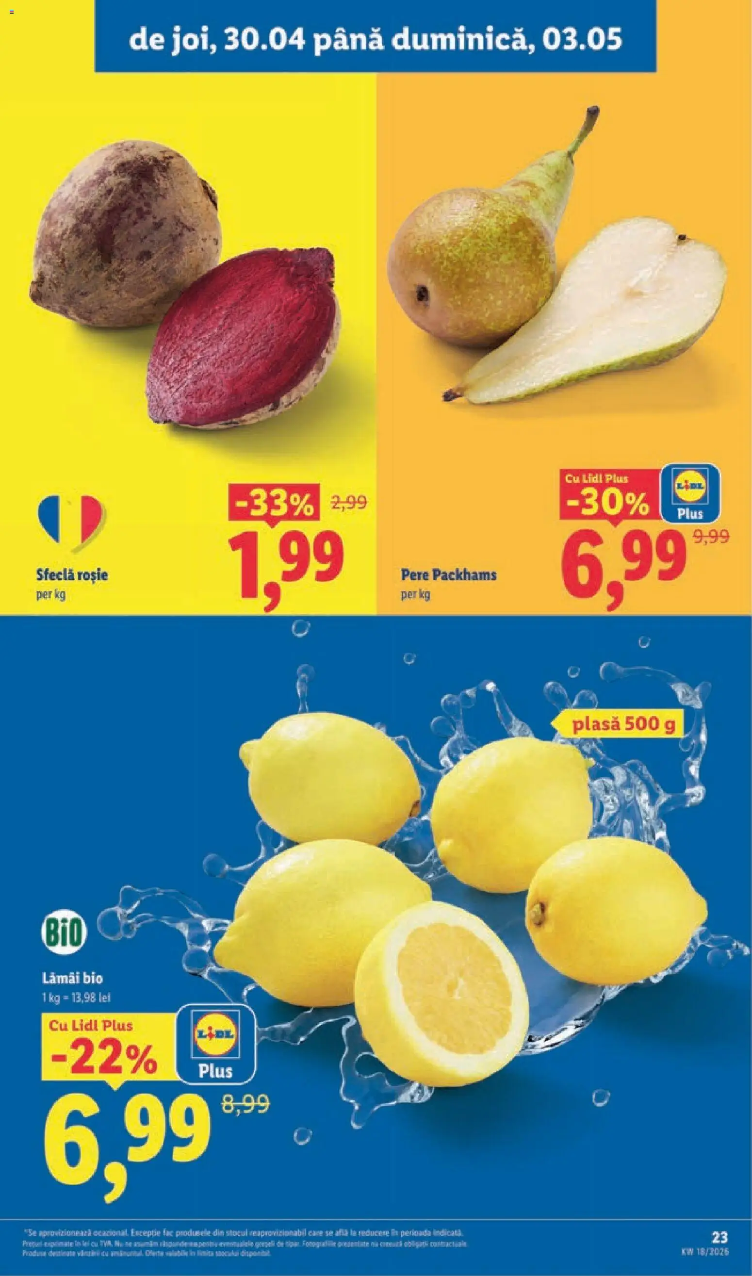 Catalog LIDL 27 Aprilie - 2 Mai 2026 | Pagina 23 | Produse: Şerit ödül, Sfeclă