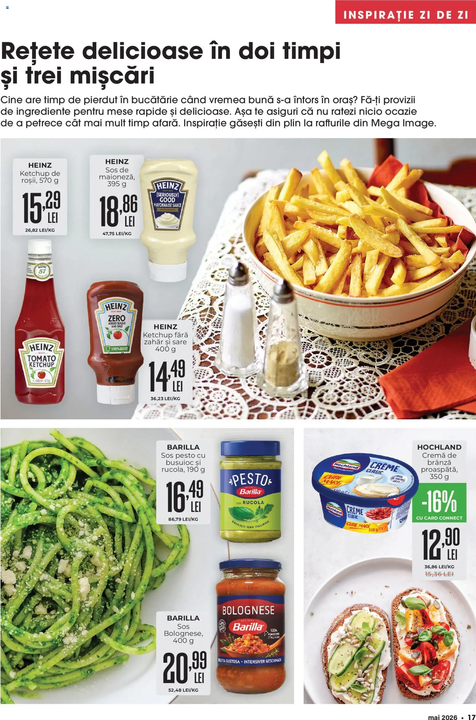 Catalog Mega Image 23 Aprilie - 25 Mai 2026 | Pagina 17 | Produse: Cremă, Ketchup, Sos, Sare