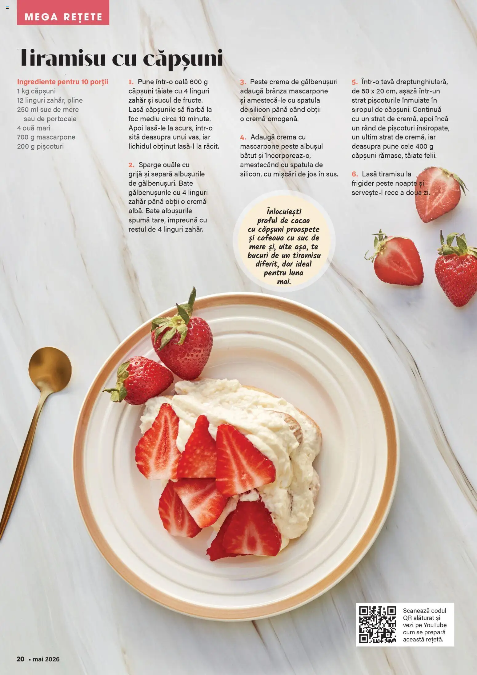Catalog Mega Image 23 Aprilie - 25 Mai 2026 | Pagina 20 | Produse: Frigider, Cremă, Căpșuni, Mascarpone