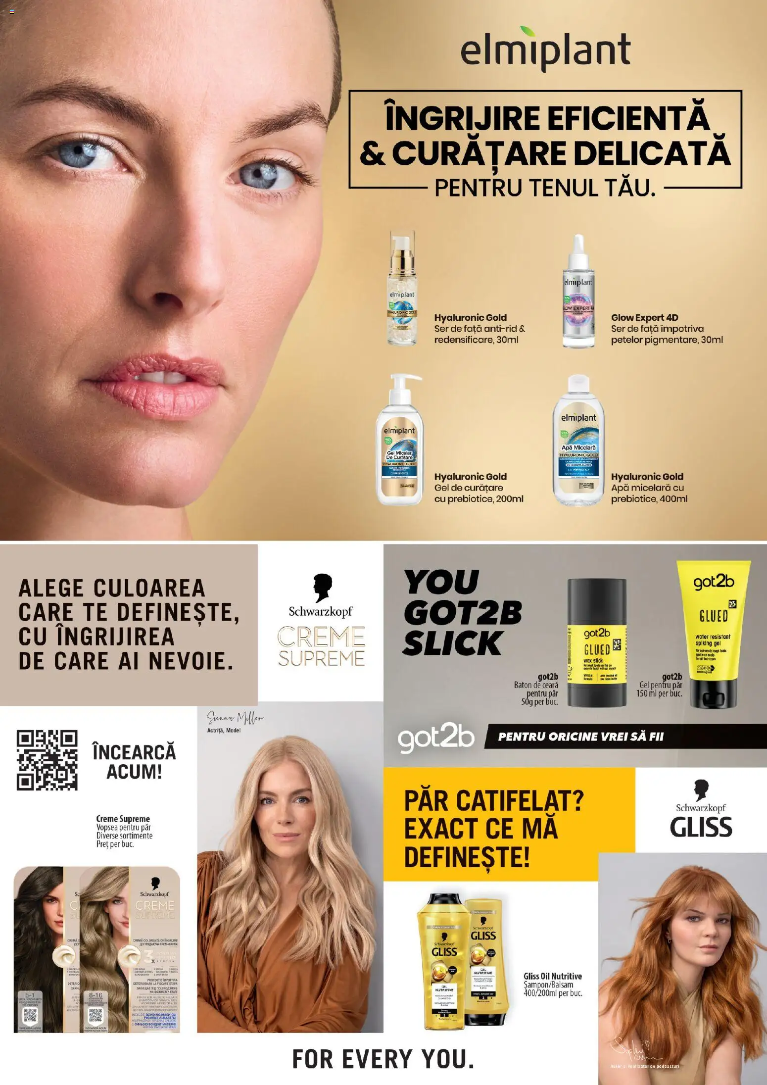 Catalog Mega Image 23 Aprilie - 25 Mai 2026 | Pagina 38 | Produse: Gel de curățare, Apă micelară, Apă, Gel pentru păr