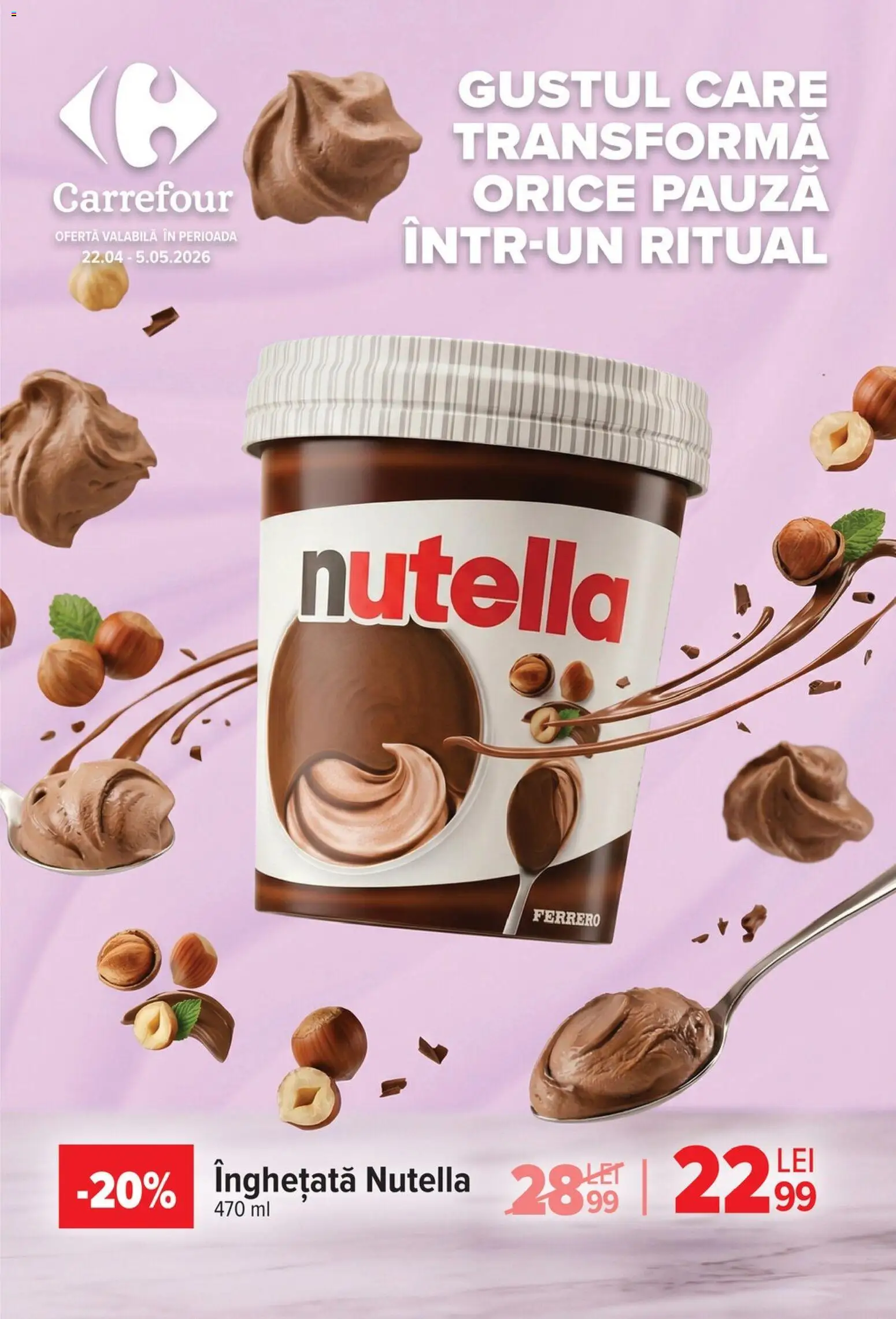 Catalog Carrefour 22 Aprilie - 4 Mai 2026 | Pagina 1 | Produse: Soda, Înghețată