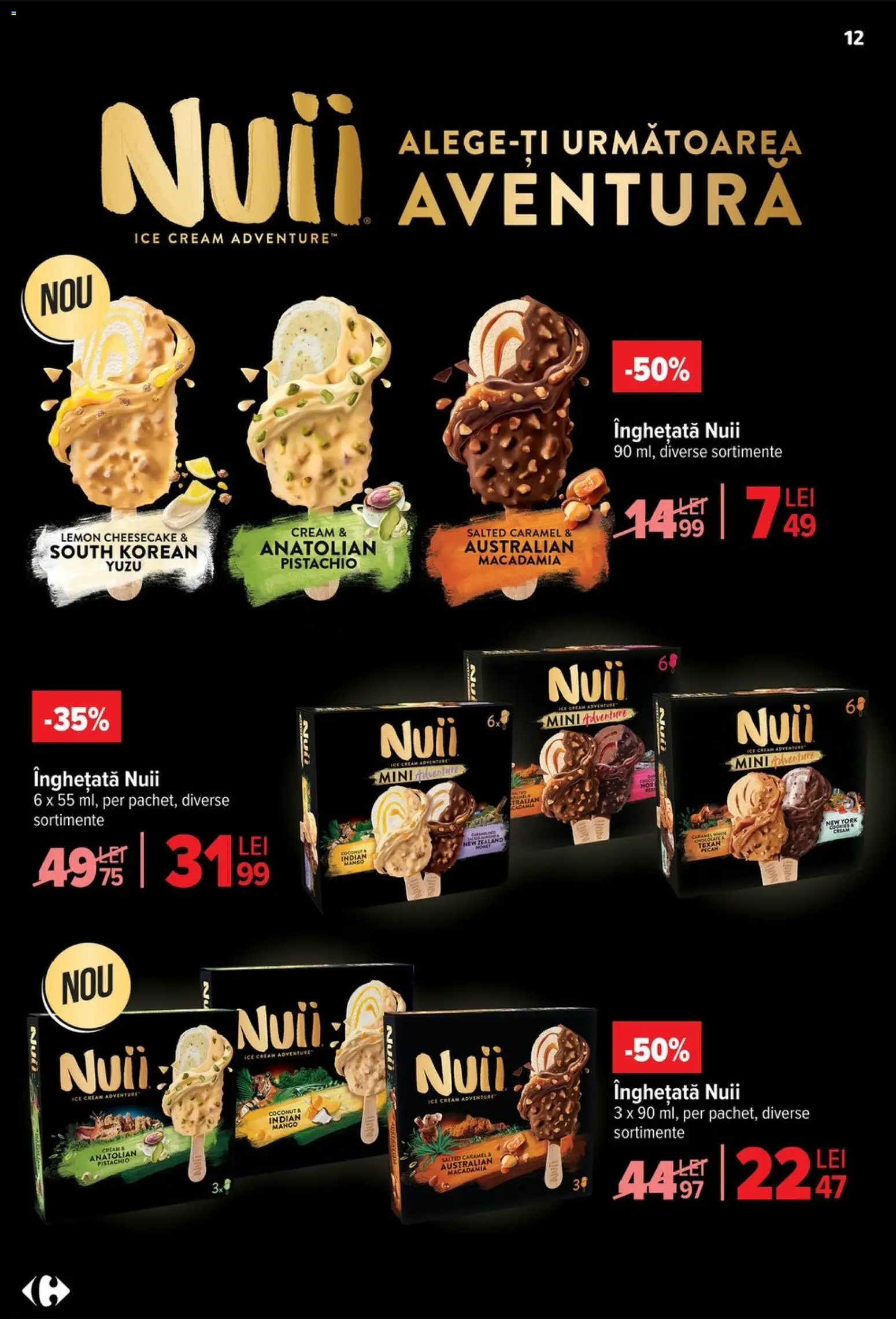 Catalog Carrefour 22 Aprilie - 4 Mai 2026 | Pagina 12 | Produse: Înghețată, Mango