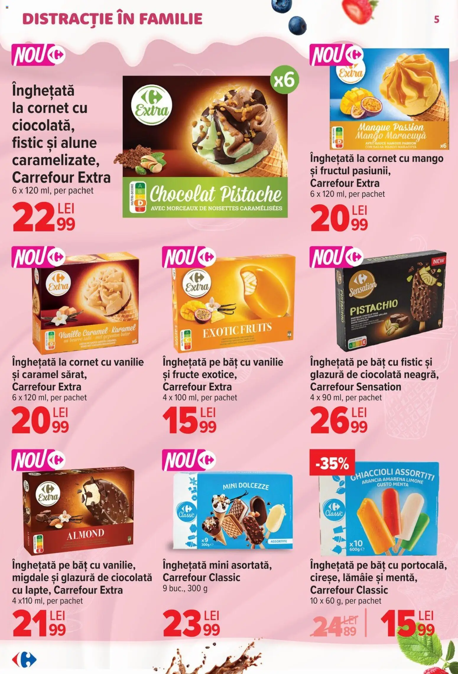 Catalog Carrefour 22 Aprilie - 4 Mai 2026 | Pagina 5 | Produse: Migdale, Ciocolată, Fructe, Mango