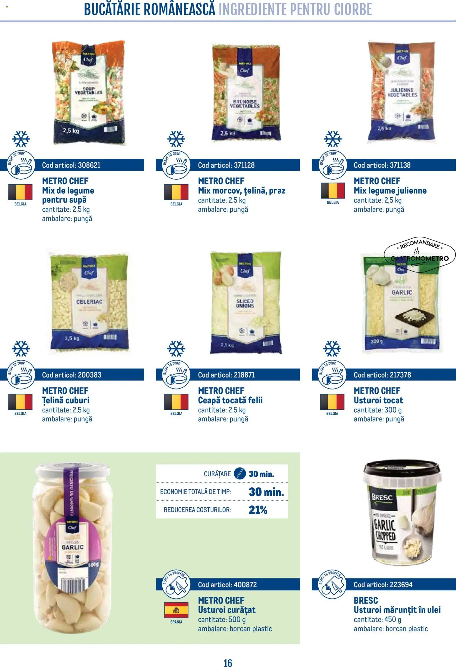 Catalog METRO 21 Aprilie - 30 Decembrie 2026 | Pagina 16 | Produse: Pungă, Bucătărie, Borcan, Legume