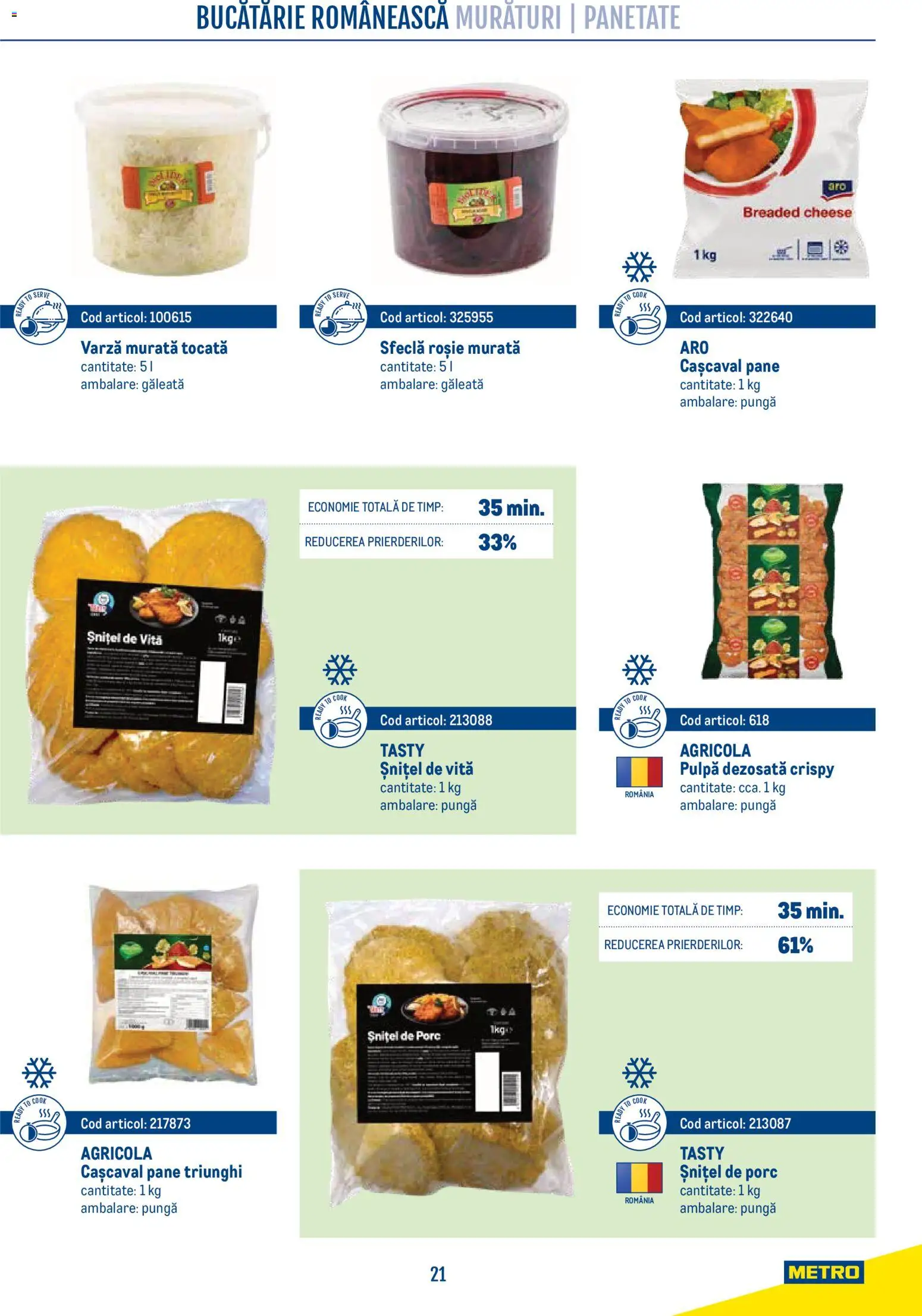 Catalog METRO 21 Aprilie - 30 Decembrie 2026 | Pagina 21 | Produse: Pungă, Bucătărie, Cașcaval, Sfeclă