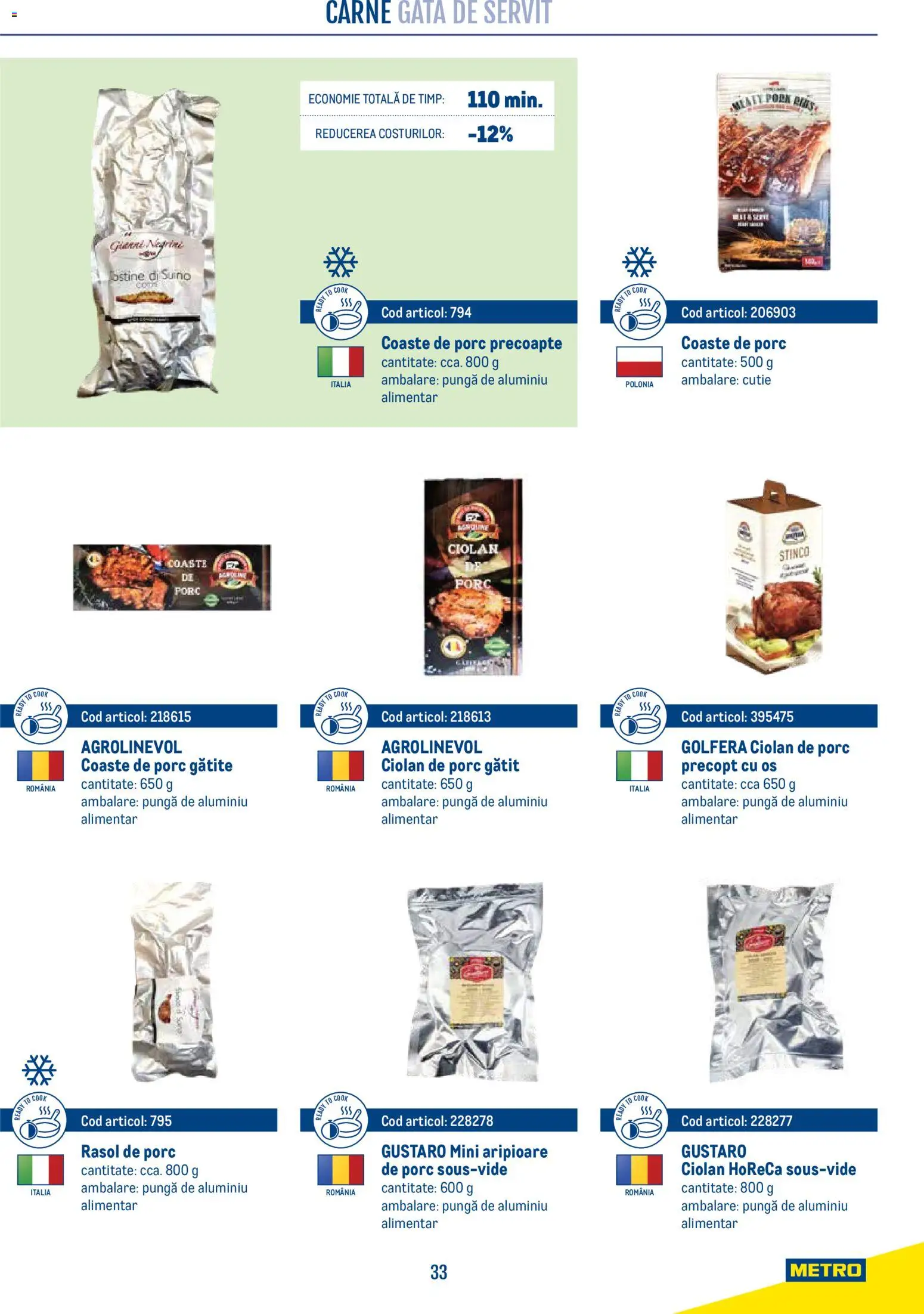 Catalog METRO 21 Aprilie - 30 Decembrie 2026 | Pagina 33 | Produse: Pungă, Cutie, Rasol