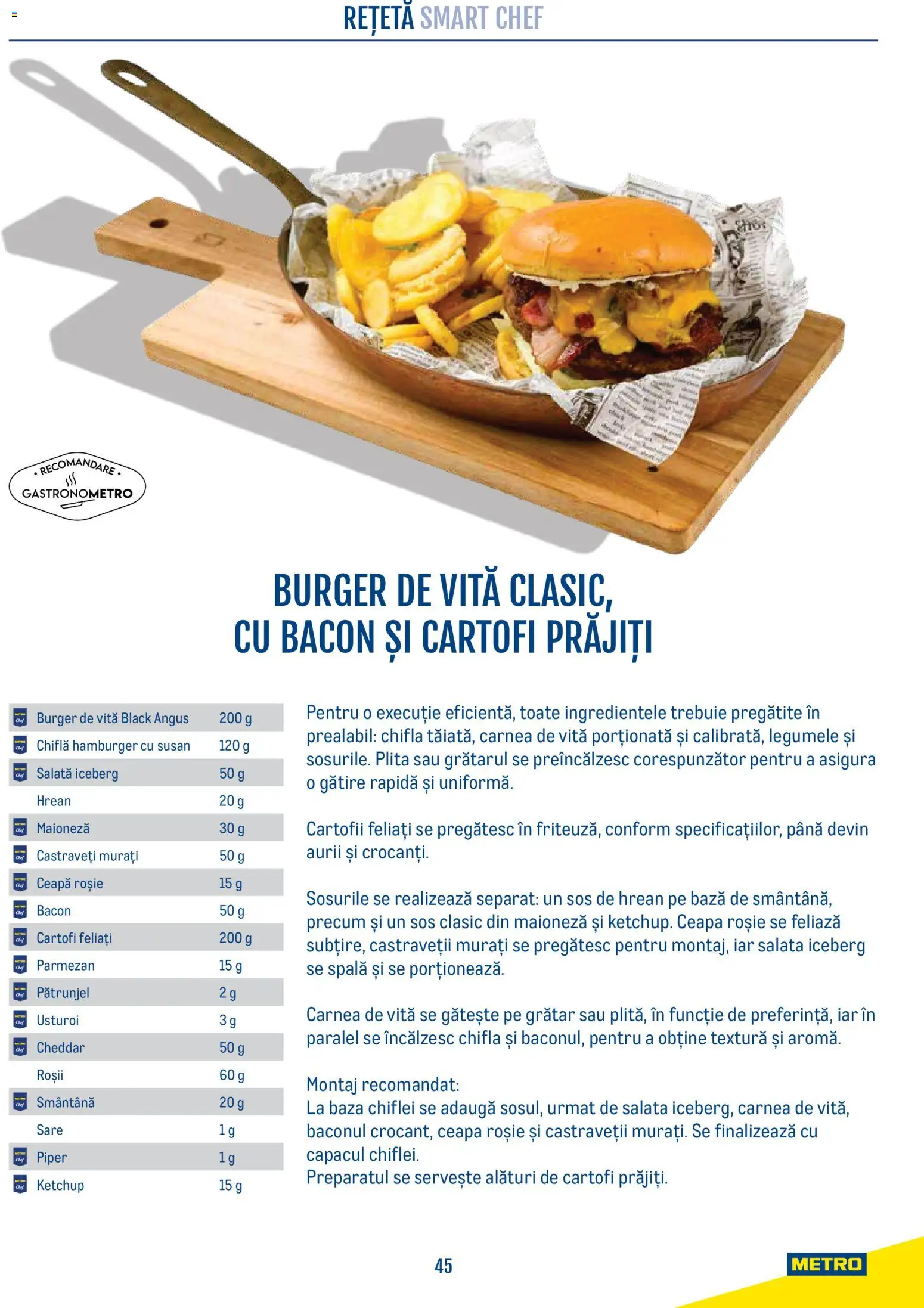 Catalog METRO 21 Aprilie - 30 Decembrie 2026 | Pagina 45 | Produse: Bacon, Castraveți, Cartofi, Sos