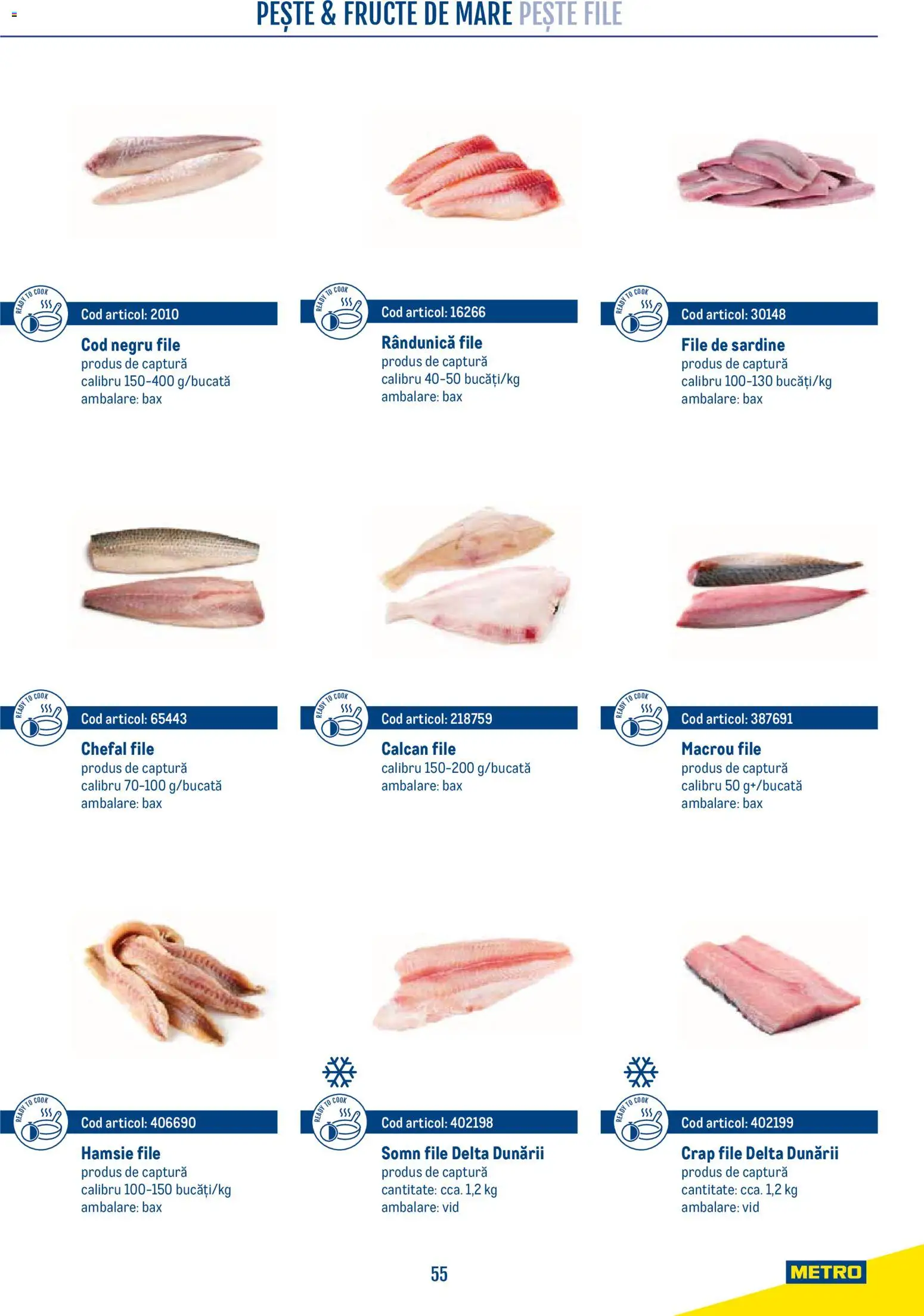 Catalog METRO 21 Aprilie - 30 Decembrie 2026 | Pagina 55 | Produse: Pește, Fructe, Fructe De Mare