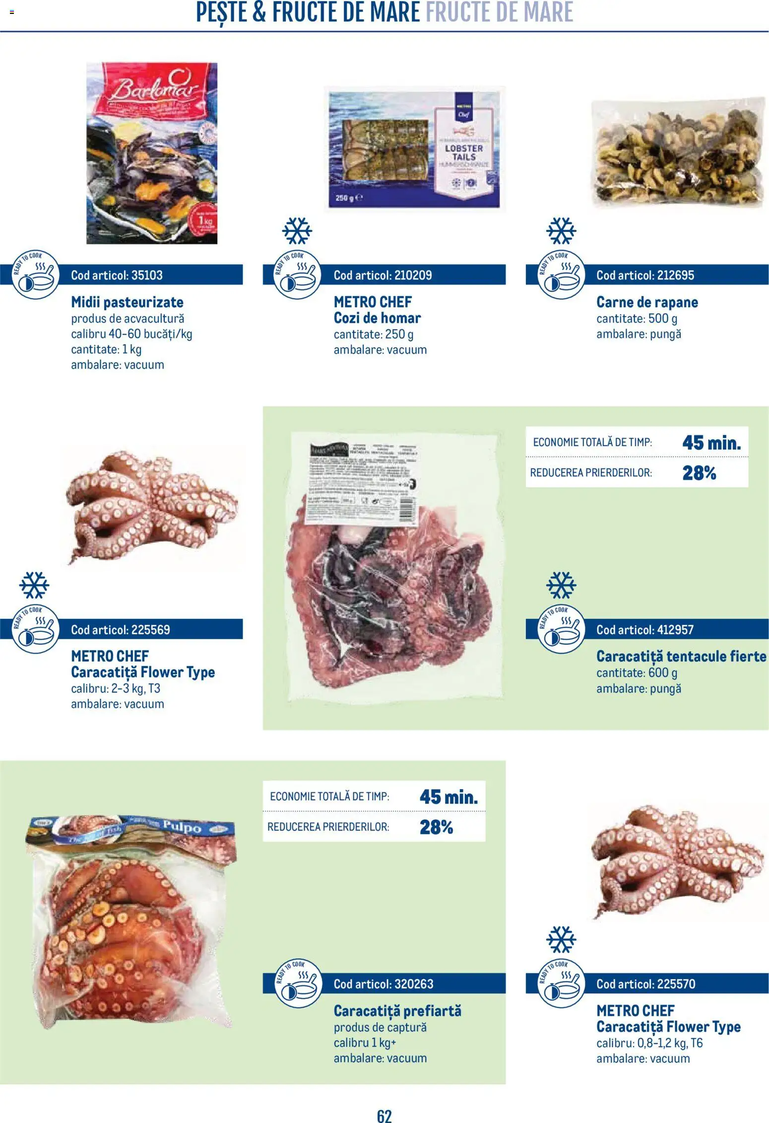 Catalog METRO 21 Aprilie - 30 Decembrie 2026 | Pagina 62 | Produse: Pungă, Pește, Fructe, Fructe De Mare