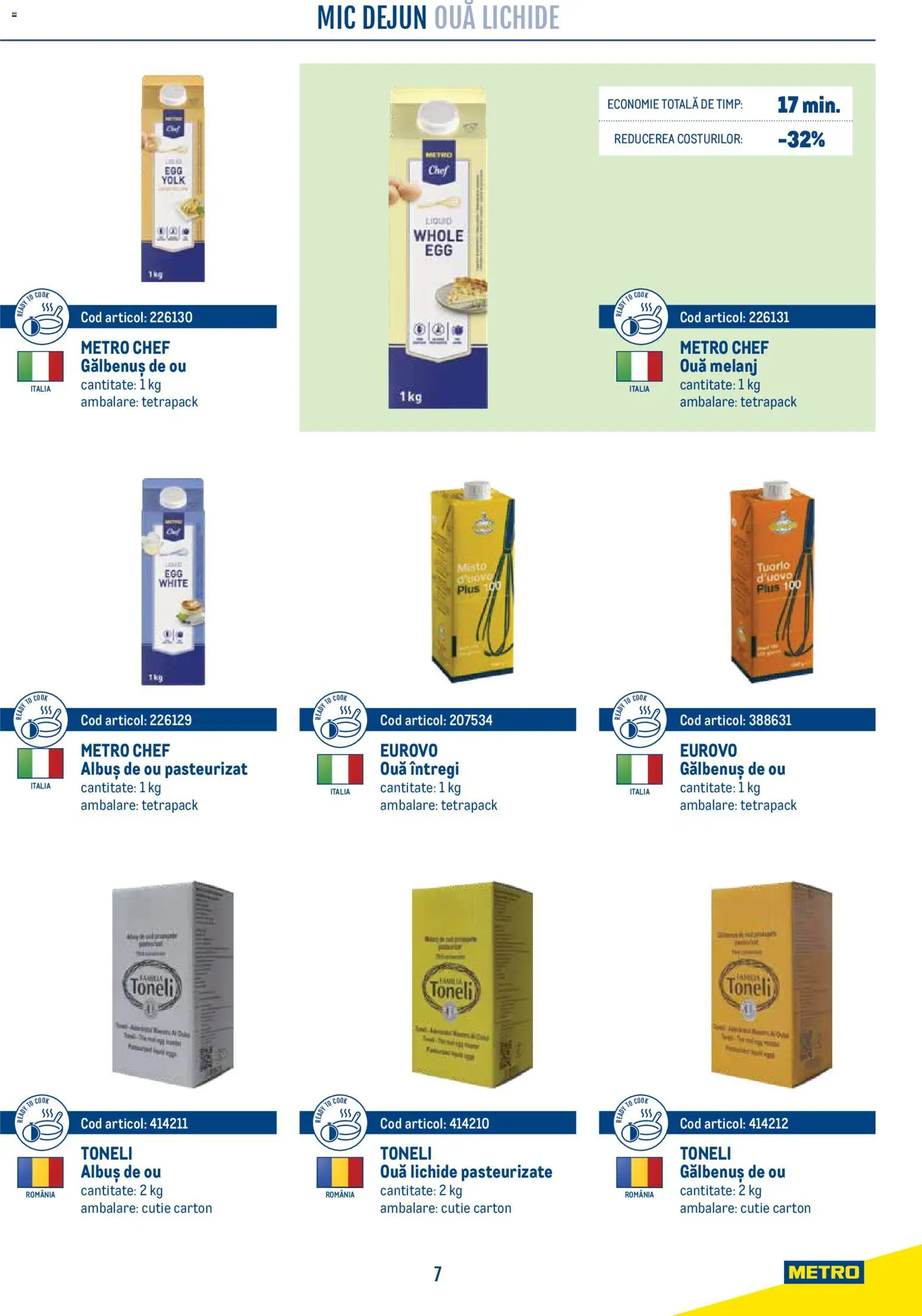 Catalog METRO 21 Aprilie - 30 Decembrie 2026 | Pagina 7 | Produse: Cutie, Ouă