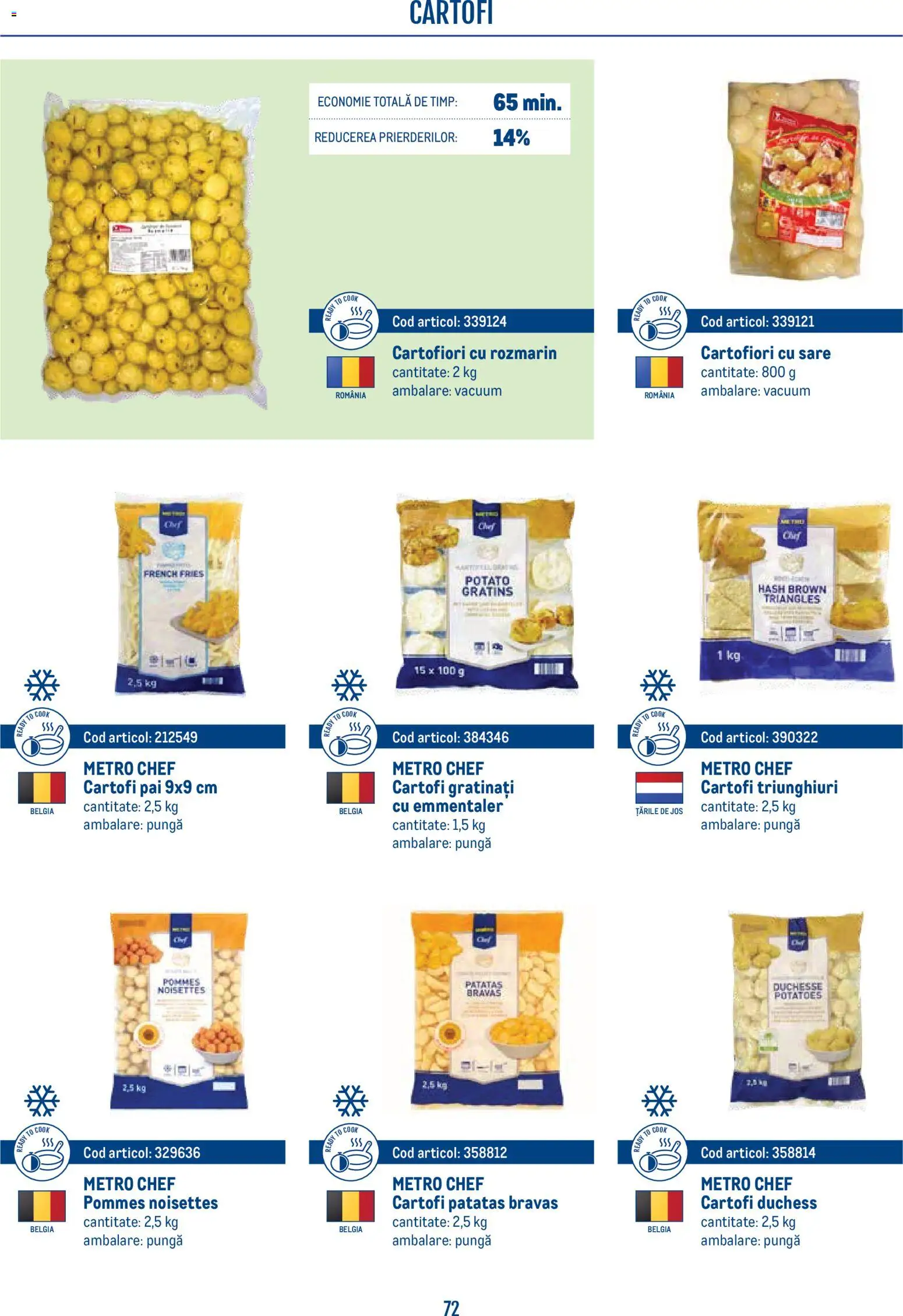 Catalog METRO 21 Aprilie - 30 Decembrie 2026 | Pagina 72 | Produse: Pungă, Cartofi, Sare