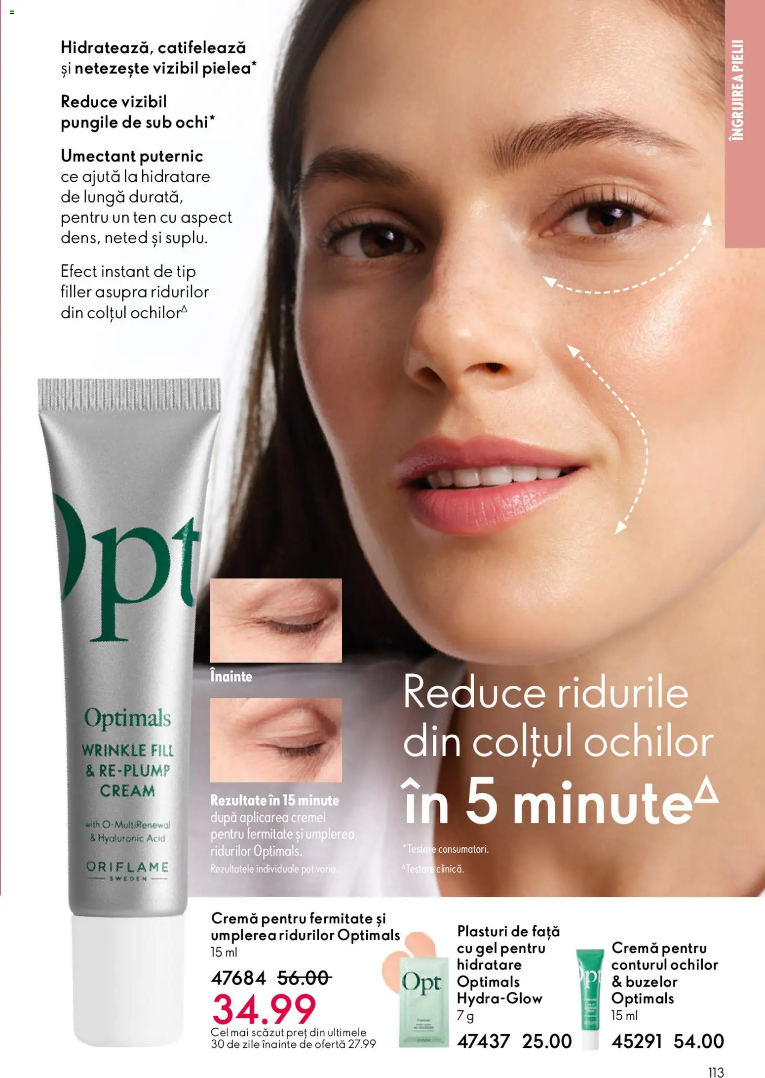 Catalog Oriflame 27 Mai - 15 Iunie 2026 | Pagina 113 | Produse: Plasturi, Cremă