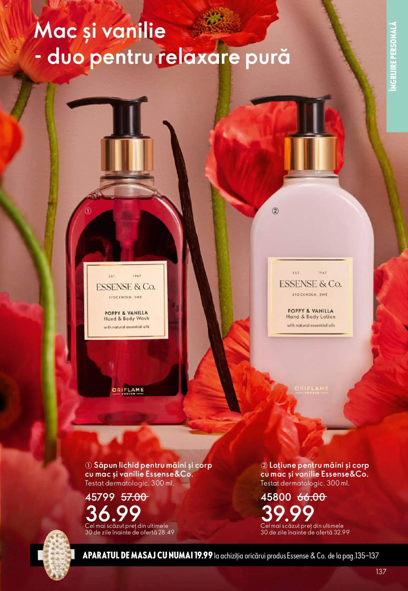 Catalog Oriflame 27 Mai - 15 Iunie 2026 | Pagina 137 | Produse: Body, Săpun, Săpun lichid