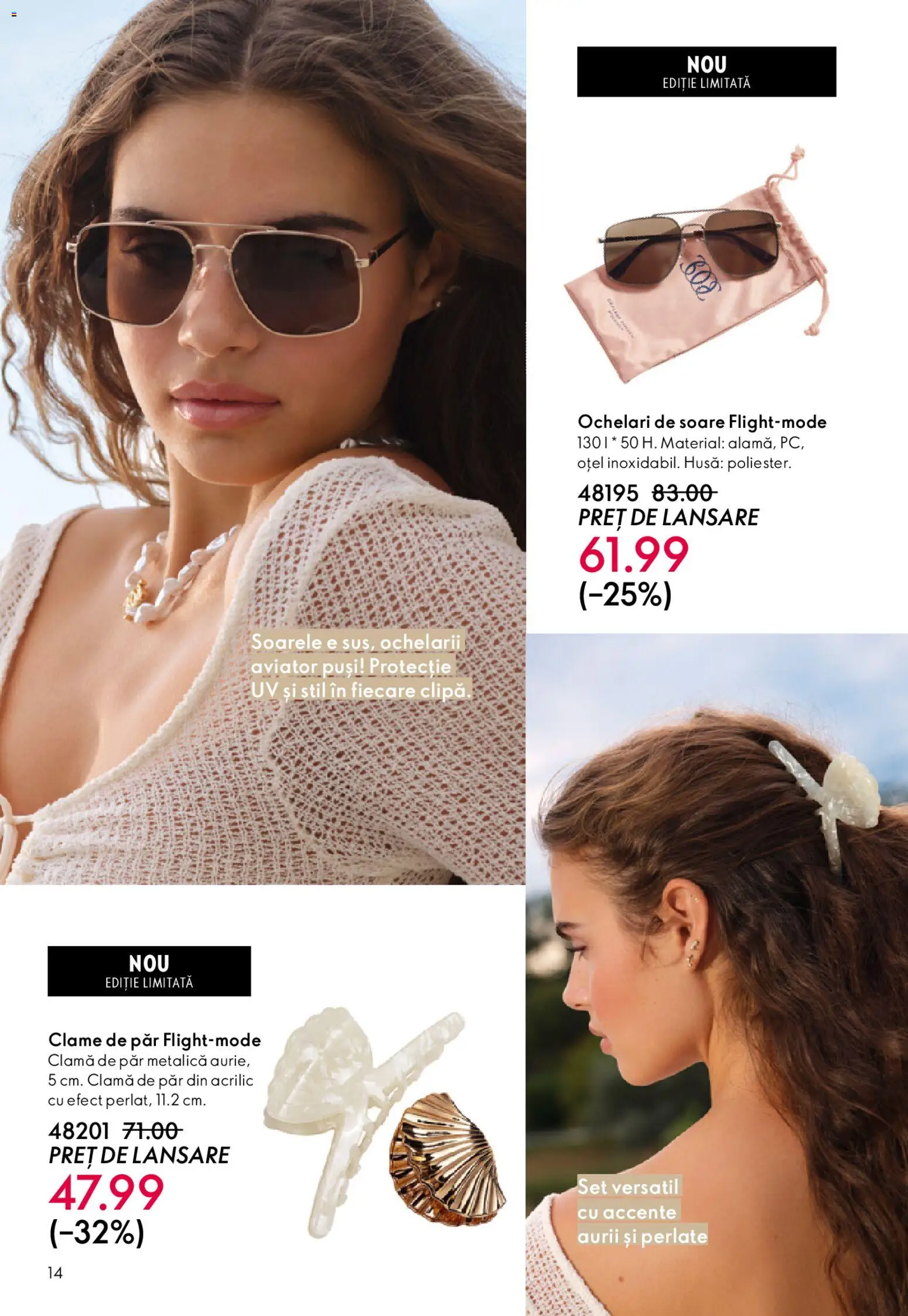 Catalog Oriflame 27 Mai - 15 Iunie 2026 | Pagina 14 | Produse: Ochelari, Ochelari de soare