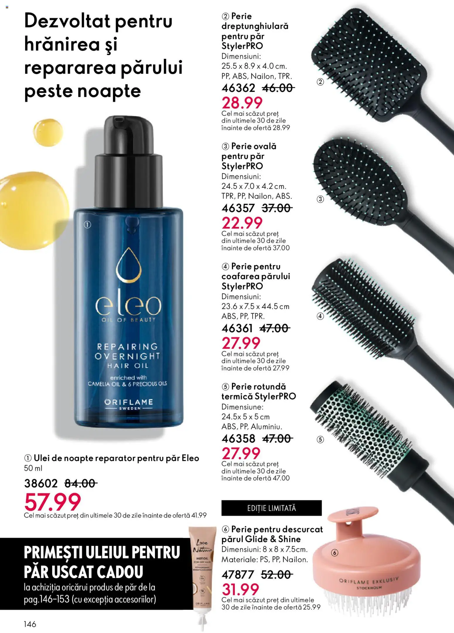 Catalog Oriflame 27 Mai - 15 Iunie 2026 | Pagina 146 | Produse: Perie, Ulei, Pește
