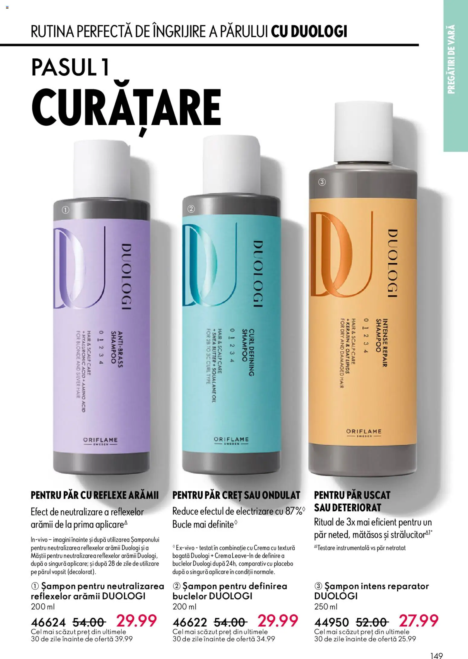 Catalog Oriflame 27 Mai - 15 Iunie 2026 | Pagina 149 | Produse: Șampon, Cremă