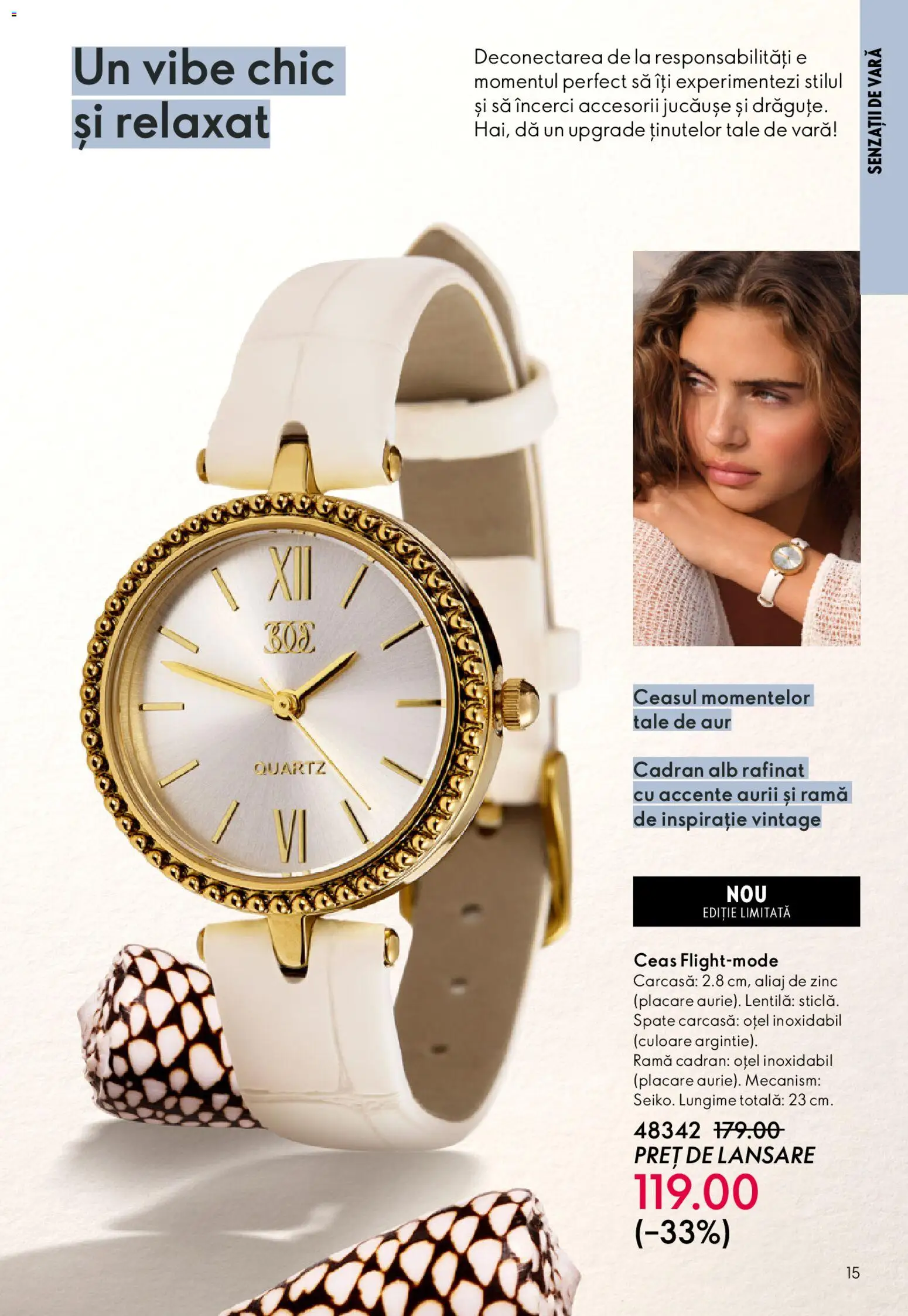 Catalog Oriflame 27 Mai - 15 Iunie 2026 | Pagina 15 | Produse: Ceas, Carcasă