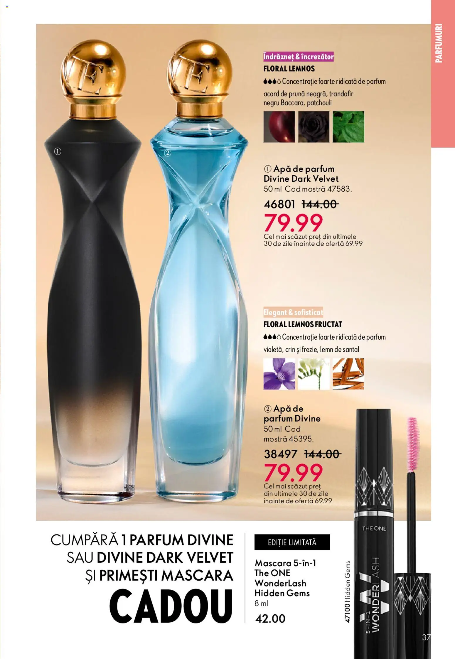 Catalog Oriflame 27 Mai - 15 Iunie 2026 | Pagina 37 | Produse: Trandafir, Parfum, Mascara, Apă