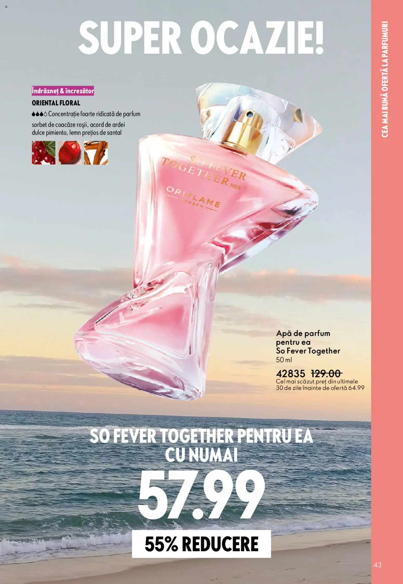 Catalog Oriflame 27 Mai - 15 Iunie 2026 | Pagina 43 | Produse: Apă de parfum, Parfum, Ardei, Apă