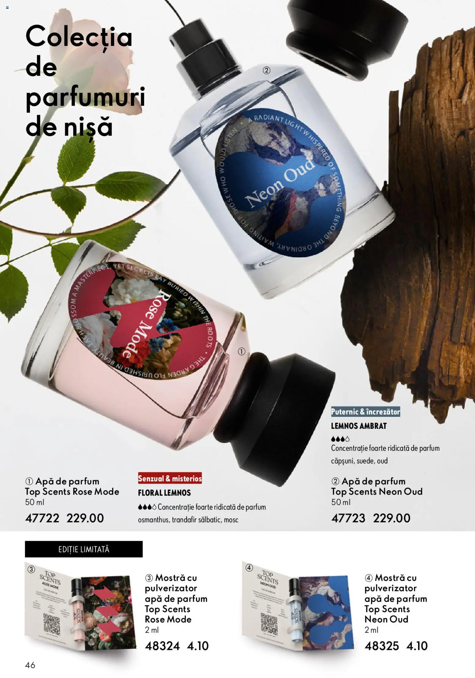 Catalog Oriflame 27 Mai - 15 Iunie 2026 | Pagina 46 | Produse: Apă de parfum, Trandafir, Parfum, Apă
