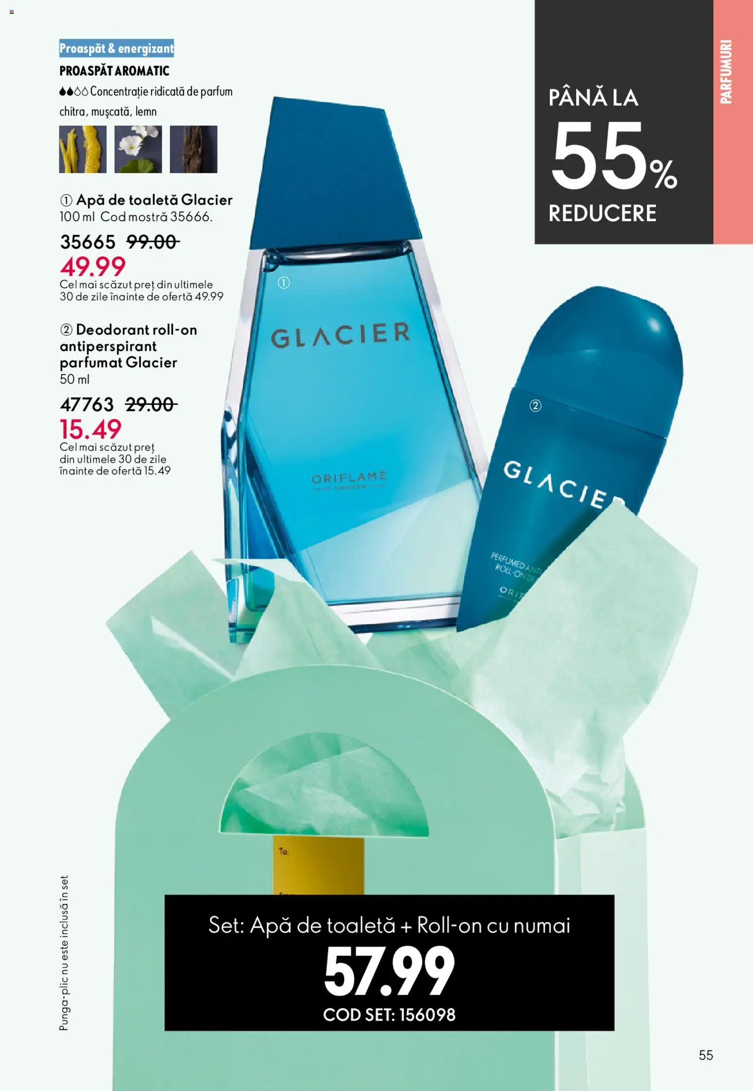Catalog Oriflame 27 Mai - 15 Iunie 2026 | Pagina 55 | Produse: Parfum, Apă de toaletă, Deodorant, Apă