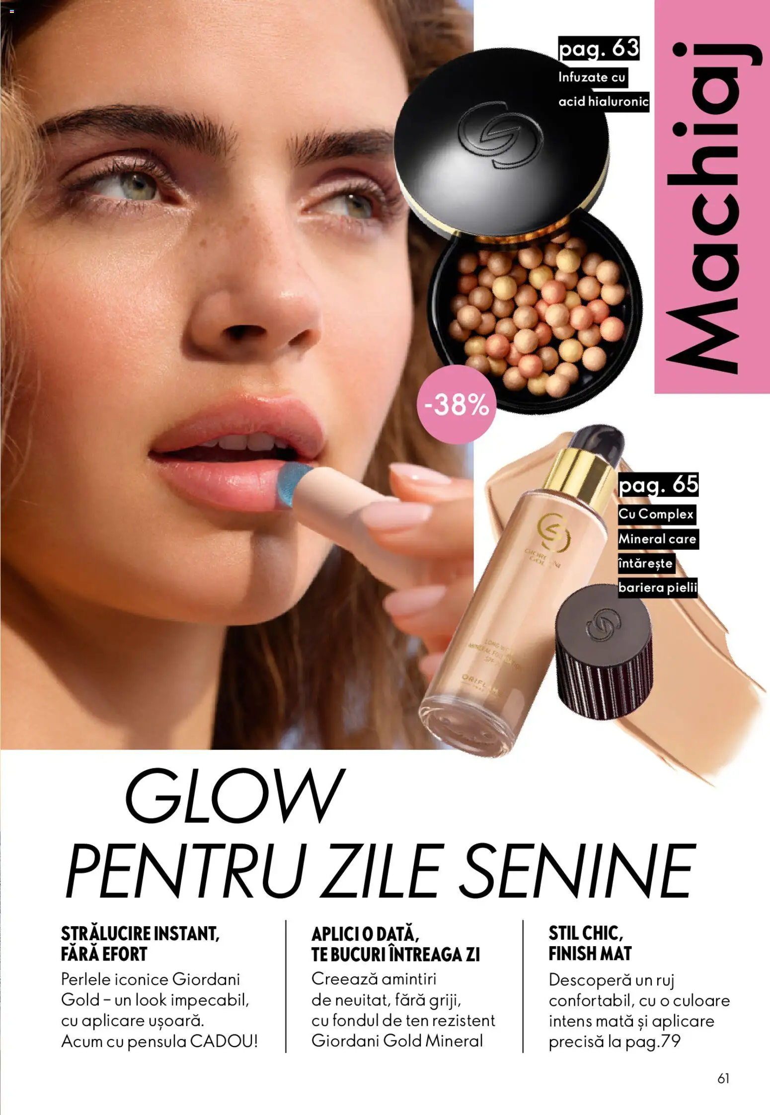 Catalog Oriflame 27 Mai - 15 Iunie 2026 | Pagina 61 | Produse: Machiaj, Ruj