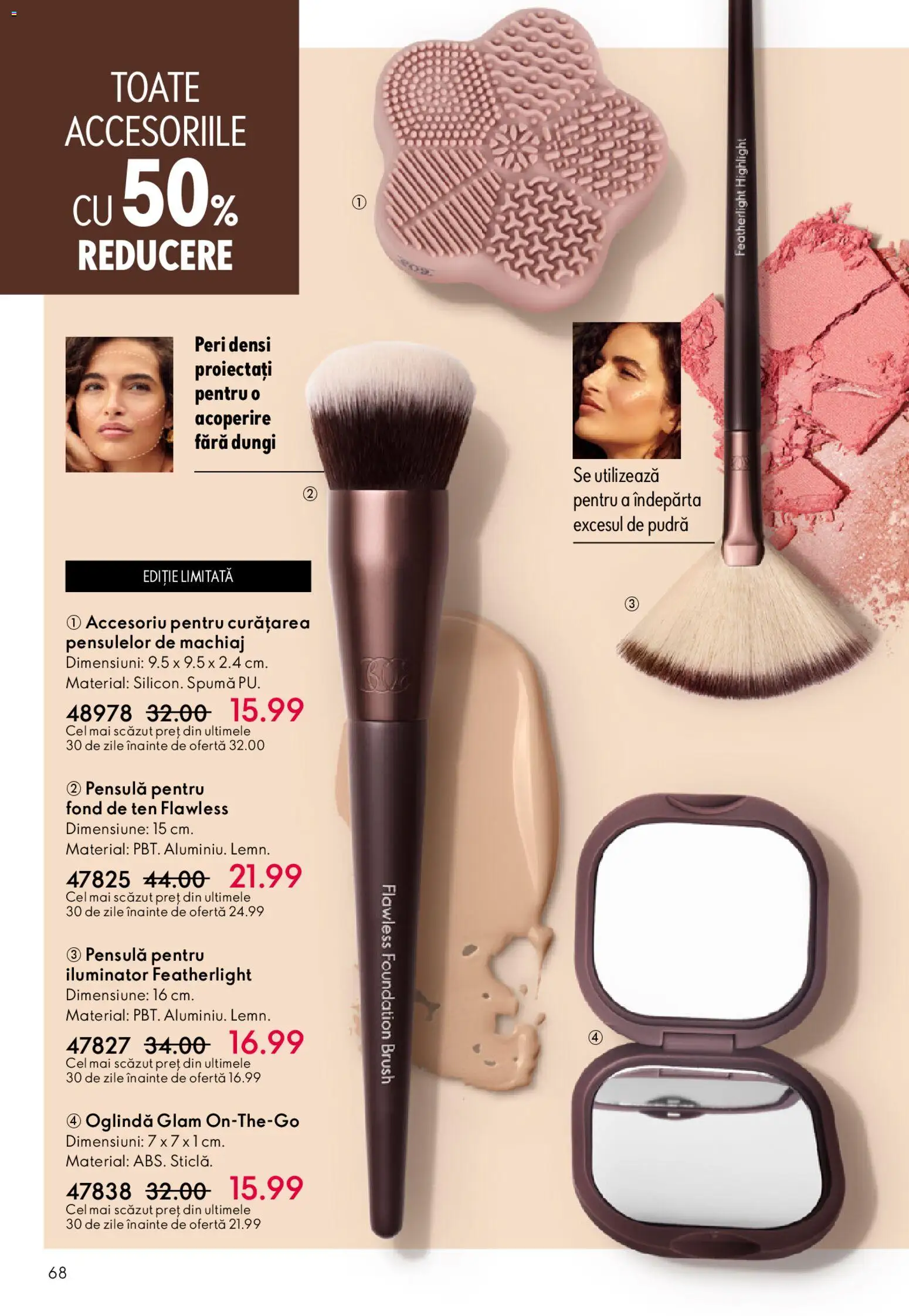 Catalog Oriflame 27 Mai - 15 Iunie 2026 | Pagina 68 | Produse: Fond de ten, Oglindă, Machiaj, Iluminator