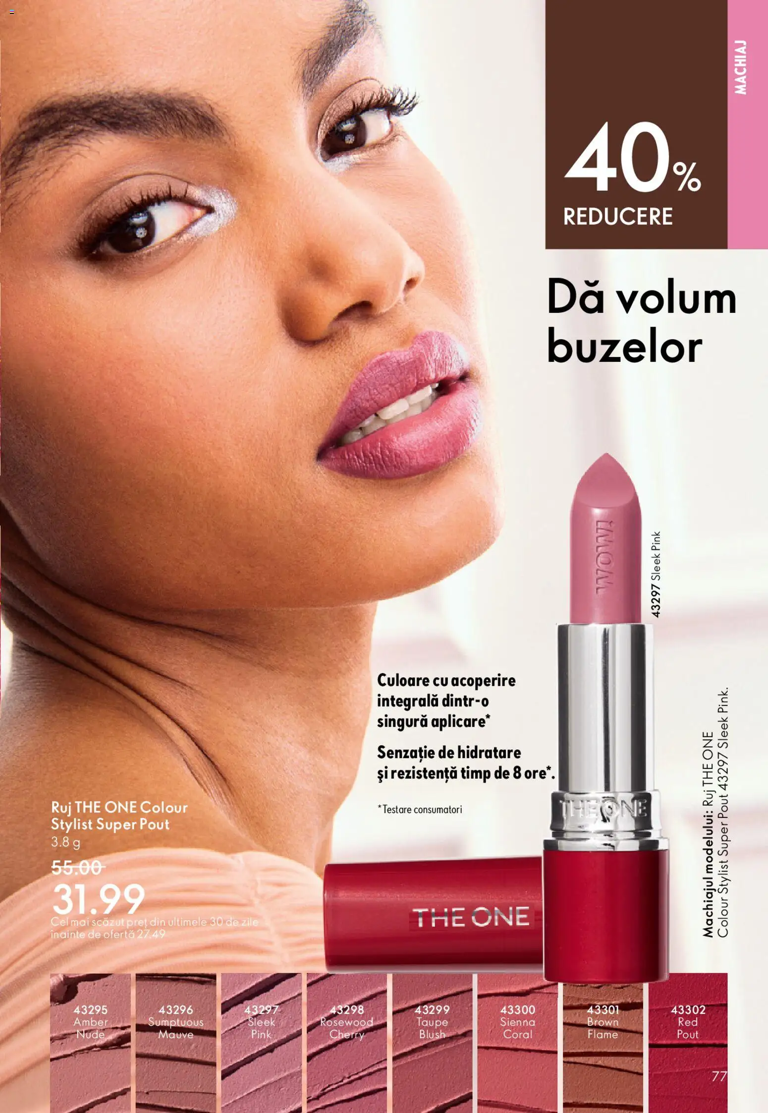 Catalog Oriflame 27 Mai - 15 Iunie 2026 | Pagina 77 | Produse: Machiaj, Blush, Ruj
