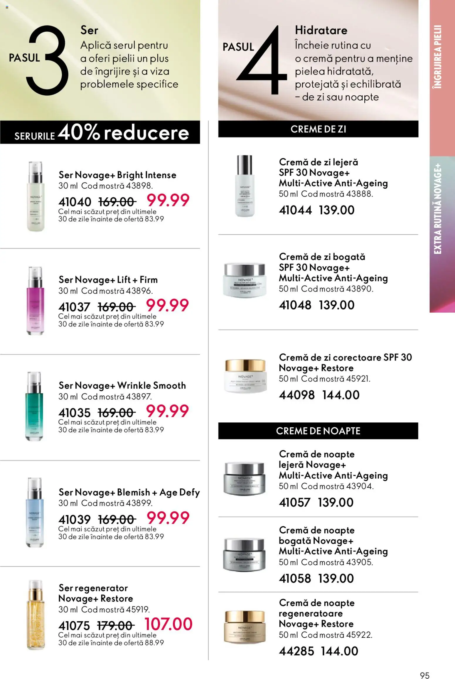 Catalog Oriflame 27 Mai - 15 Iunie 2026 | Pagina 95 | Produse: Cremă de zi, Cremă de noapte, Cremă
