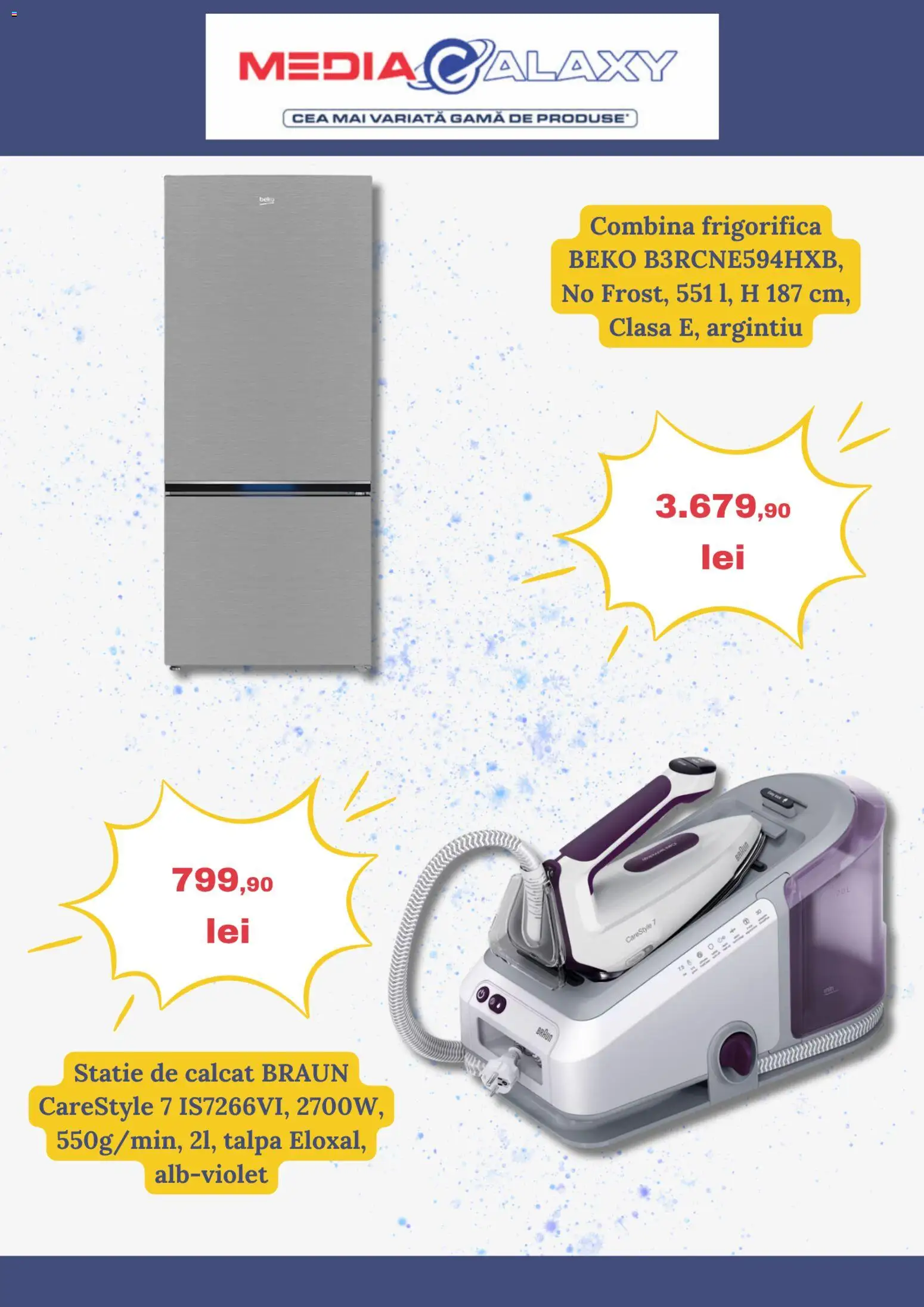 Catalog Media Galaxy 23 - 28 Aprilie 2026 | Pagina 4 | Produse: Combină frigorifică