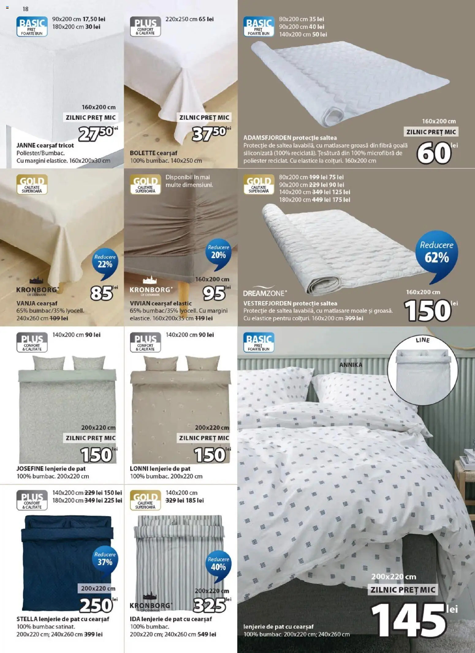 Catalog JYSK 24 Aprilie - 25 Mai 2026 | Pagina 18 | Produse: Pat, Saltea, Lenjerie de pat