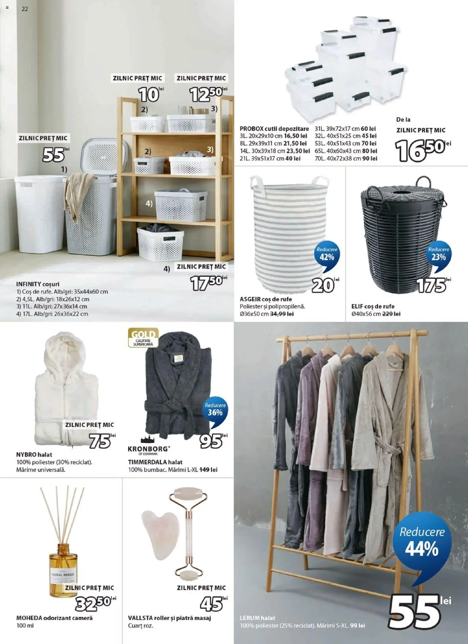 Catalog JYSK 24 Aprilie - 25 Mai 2026 | Pagina 22 | Produse: Cameră, Coș, Coș De Rufe