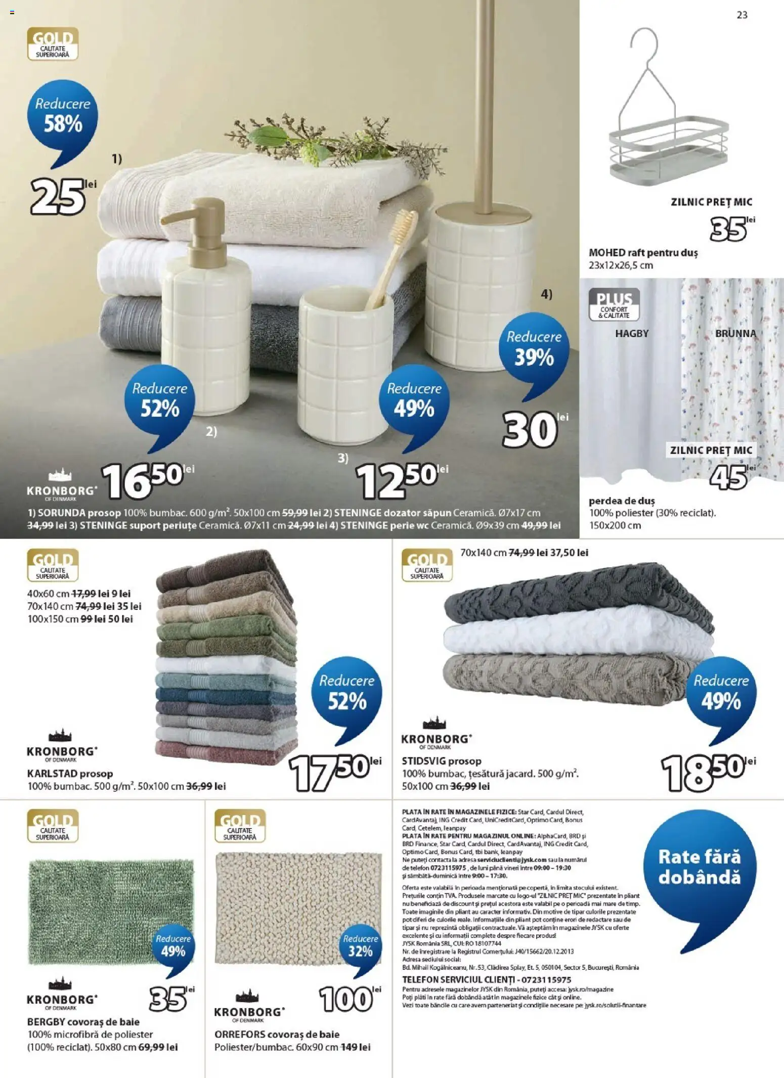 Catalog JYSK 24 Aprilie - 25 Mai 2026 | Pagina 23 | Produse: Telefon, Raft, Perdea, Săpun